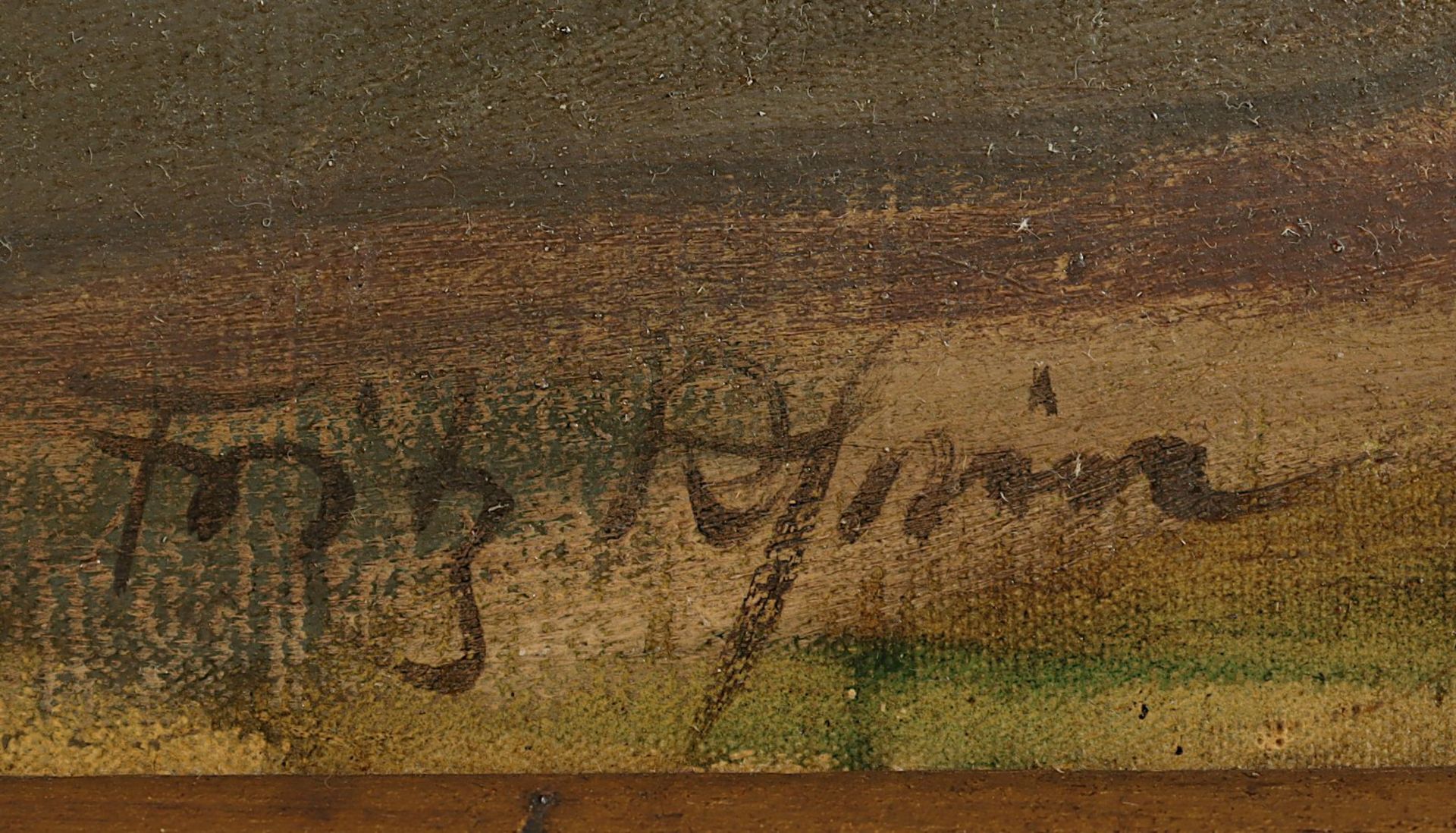 RHEIN, Fritz (1837-1948), "Landschaft - Bild 4 aus 5