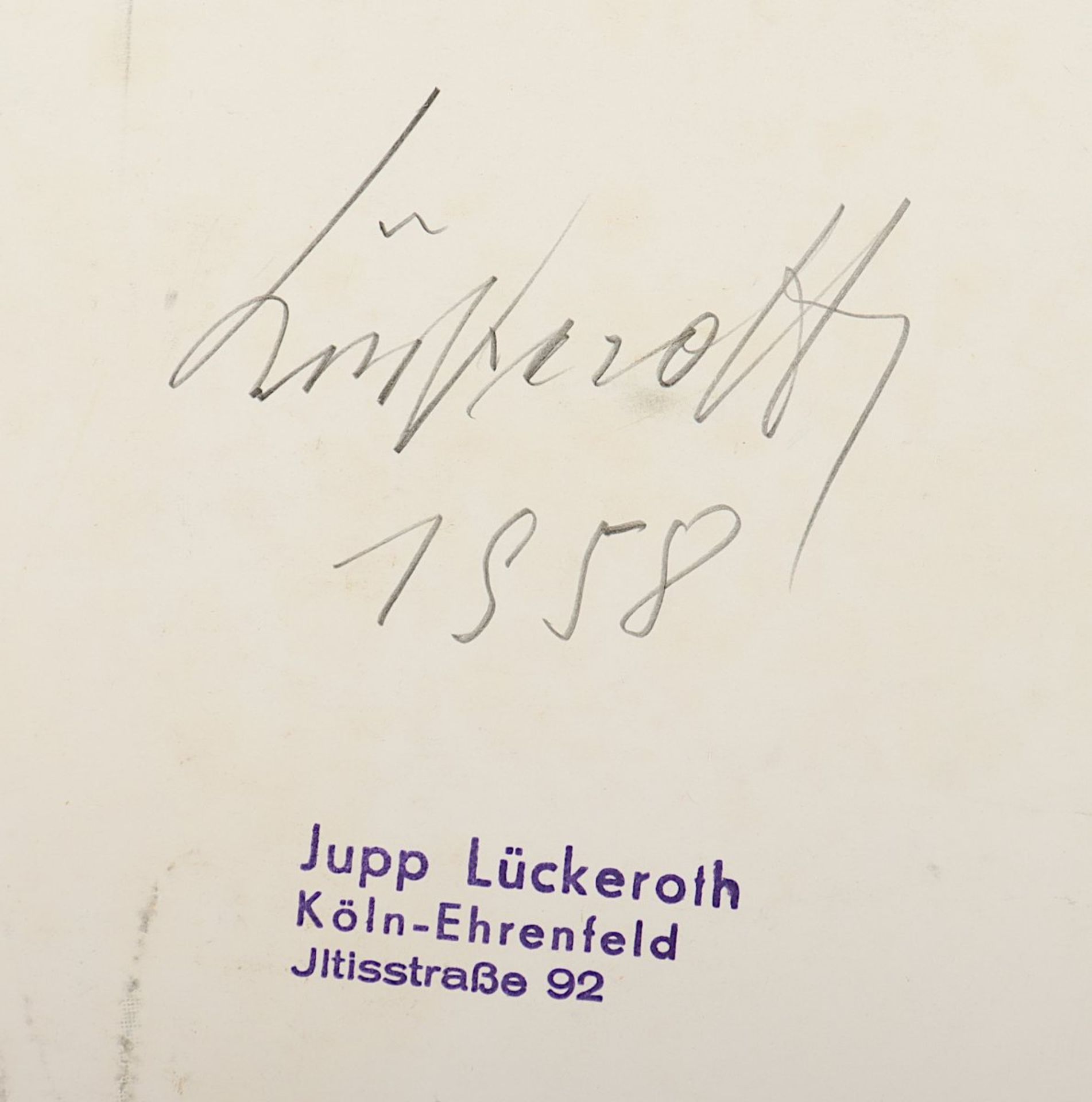 LÜCKEROTH, Jupp, "o.T.", - Bild 2 aus 2