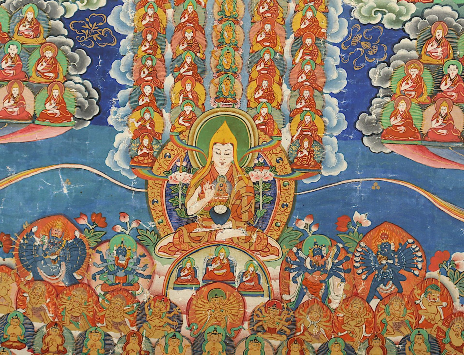 THANGKA DES VERSAMMLUNGSBAUMES DER - Bild 3 aus 4