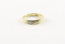 DIAMANT-RING, 585/ooo Gelbgold,