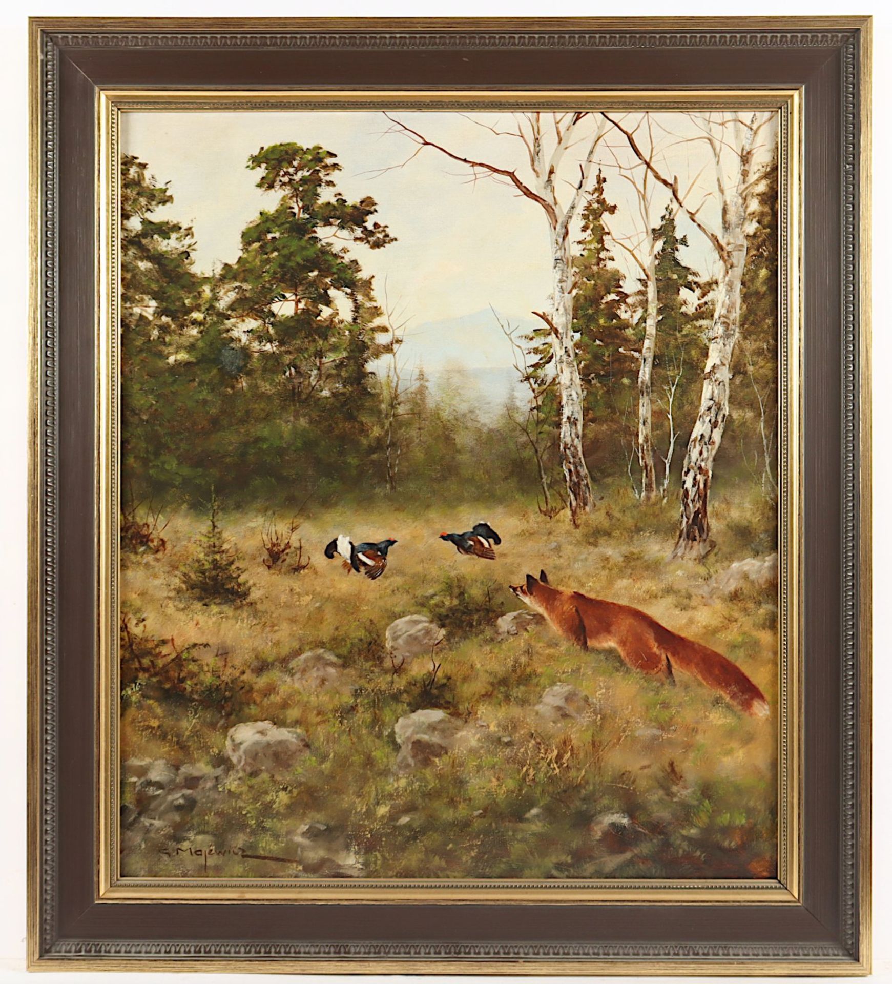 MAJEWICZ, Georg (1897-1965), "Zwei Birkhähne" - Bild 2 aus 4