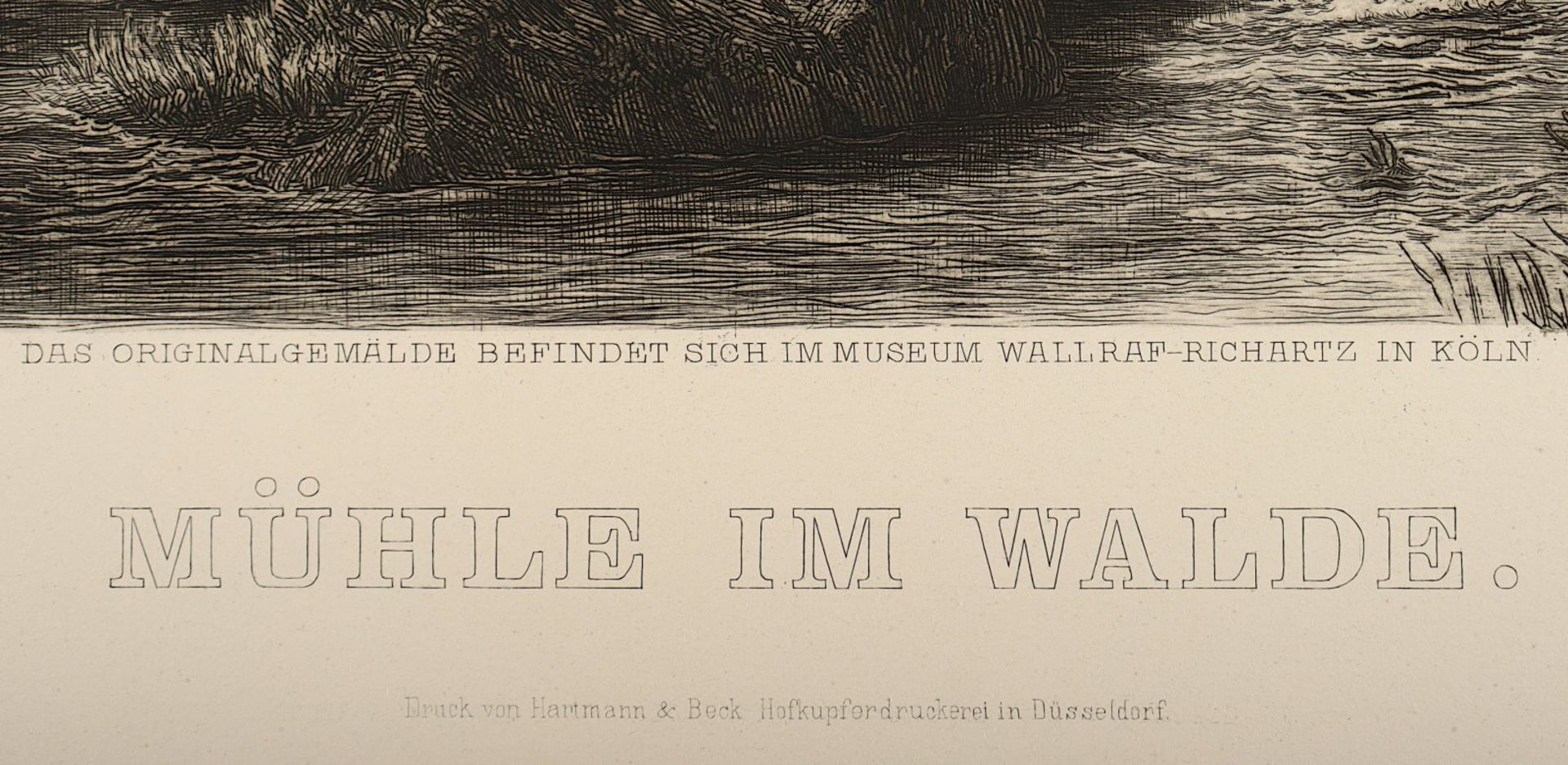 ACHENBACH, Andreas, "Mühle im Walde", - Image 4 of 4