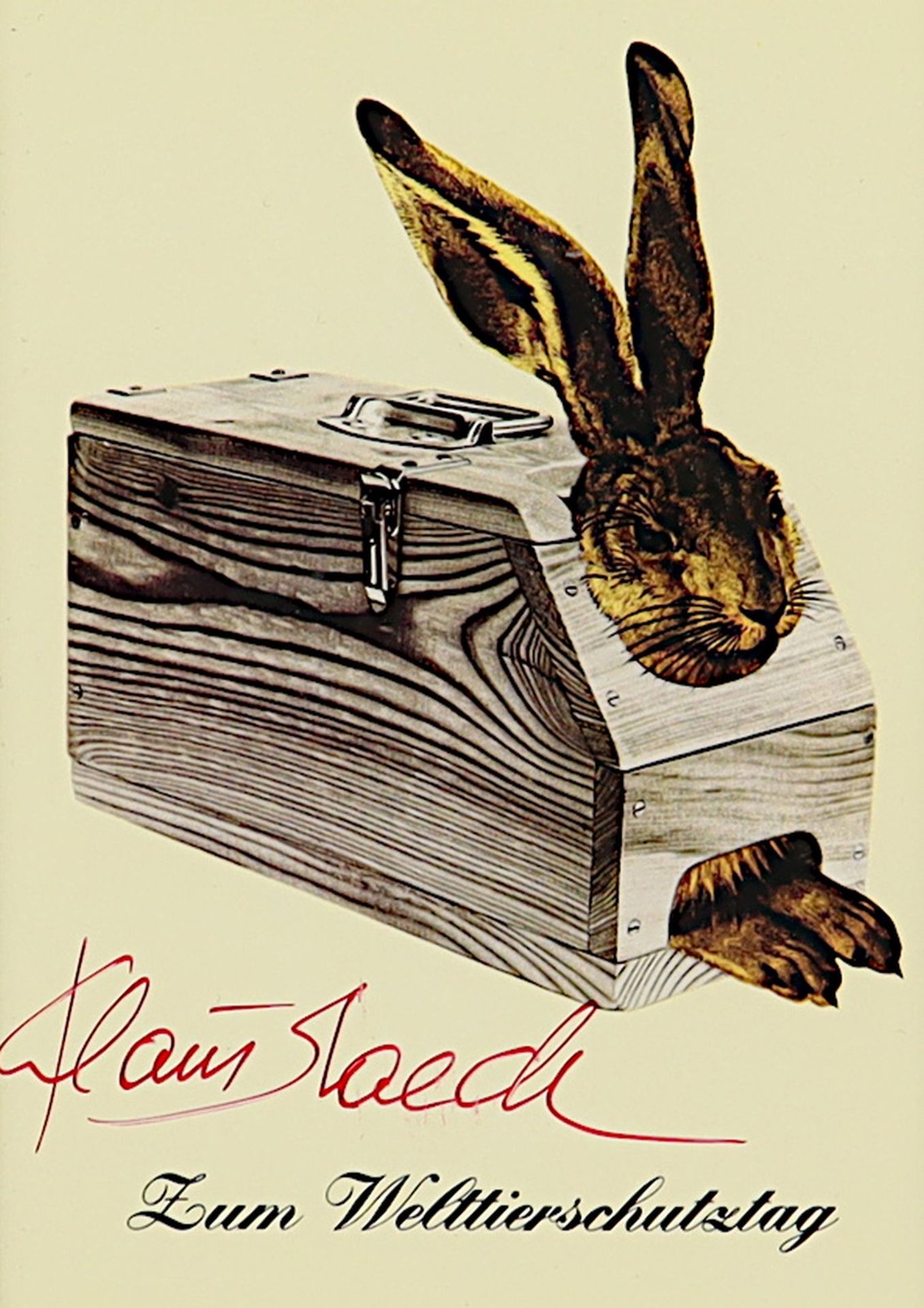 STAECK, Klaus, "Dürer-Hase", Multiple - Bild 2 aus 2