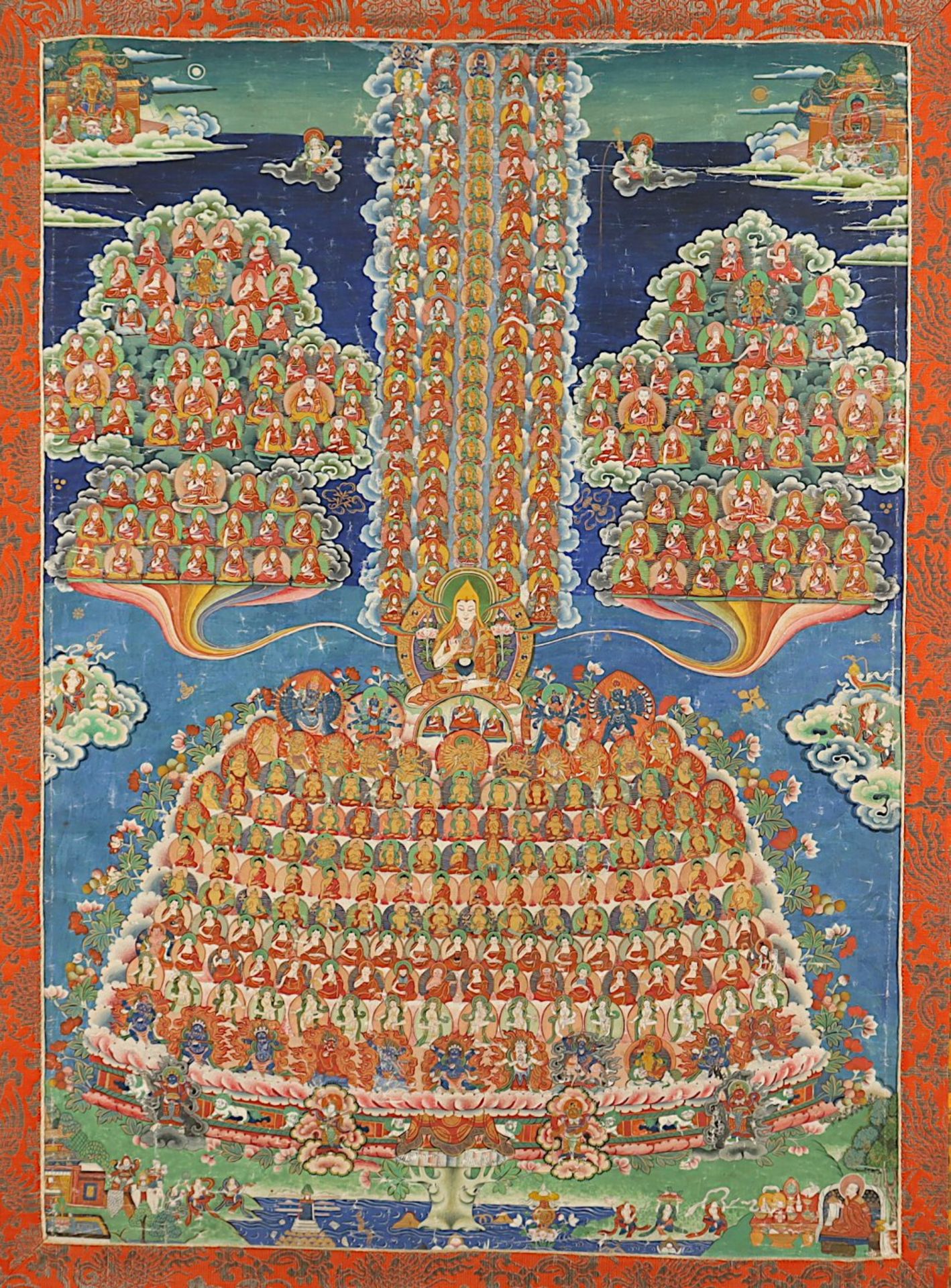 THANGKA DES VERSAMMLUNGSBAUMES DER