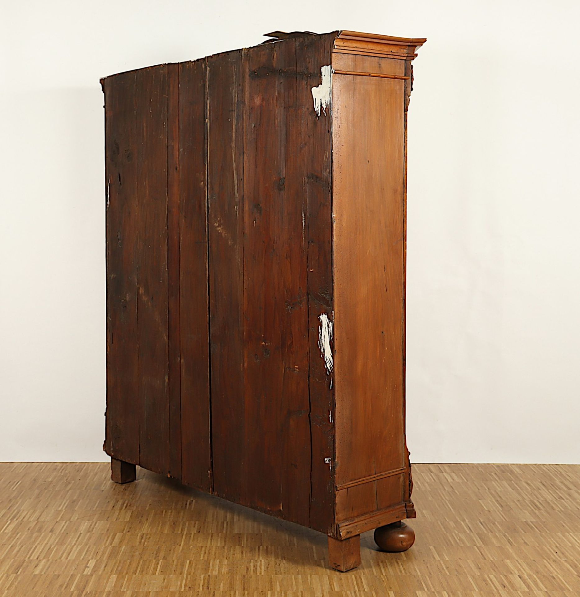 BAROCKER PILASTERSCHRANK, Nussbaum, - Image 4 of 4