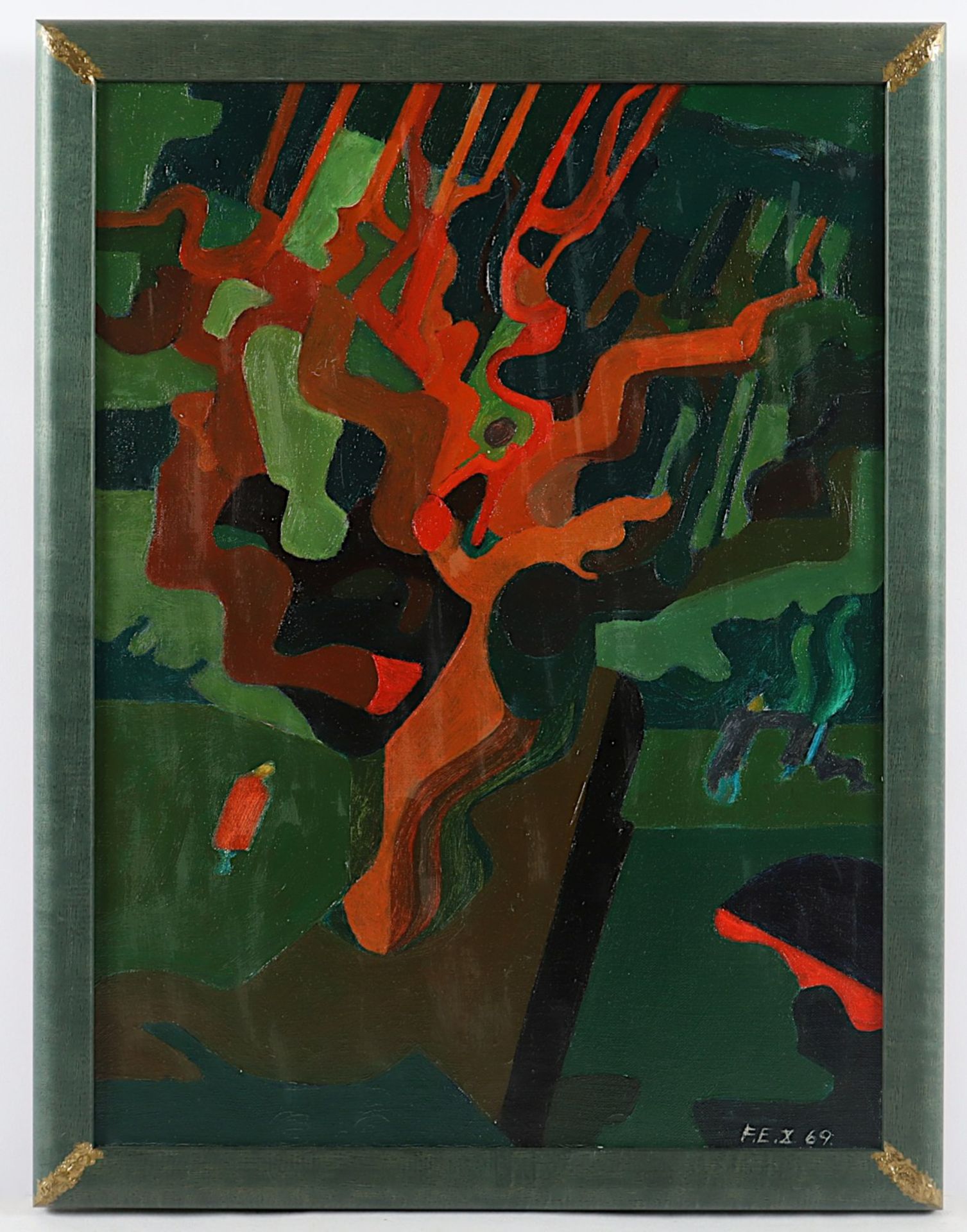 EVERSBERG, Friedrich, "Baum", Öl/Lwd.,