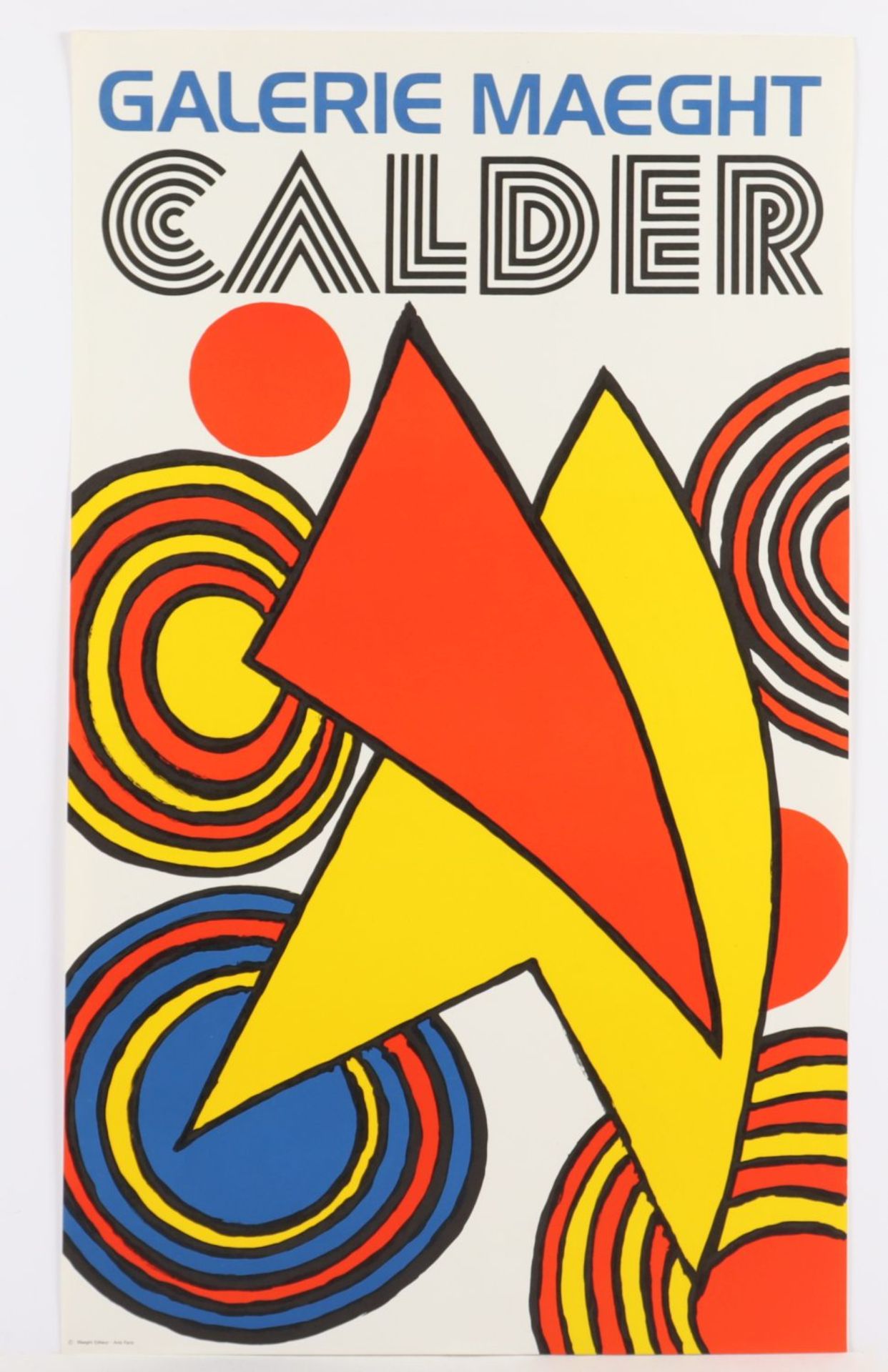 CALDER, Alexander, Plakat, Galerie