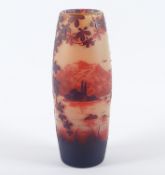 PAYSAGE-DE-VERRE-VASE, farbloses Glas,