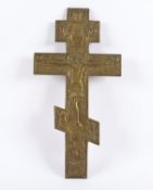 KREUZIKONE, Bronze, 38 x 19, RUSSLAND,