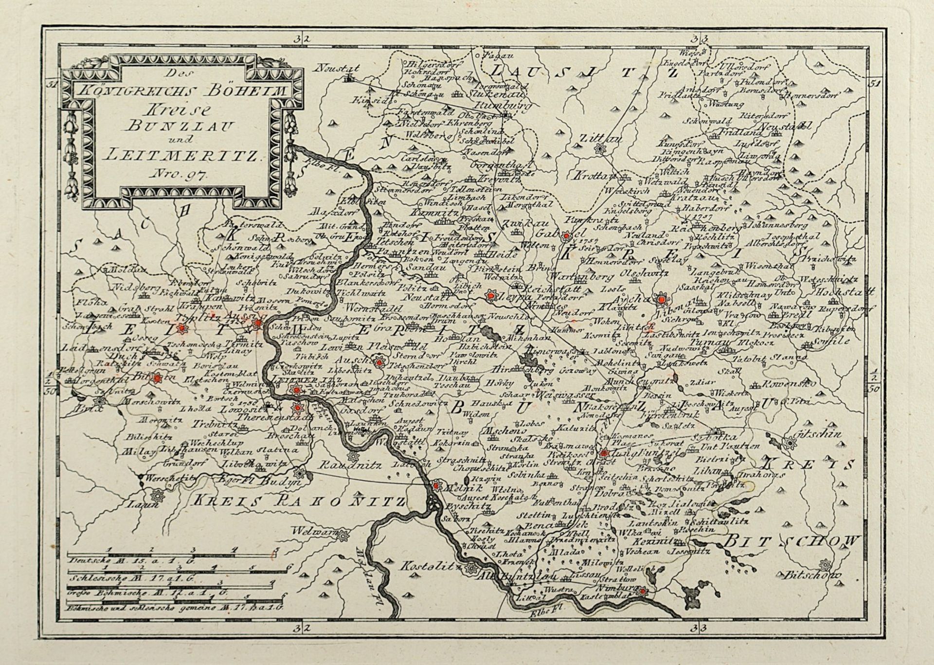 SECHS KARTEN, BÖHMEN/SCHLESIEN, - Bild 7 aus 7