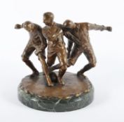 TIMPE, F., "Fußballspieler", Bronze, H