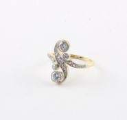 BELLE-EPOQUE-RING, 585/ooo Gelbgold