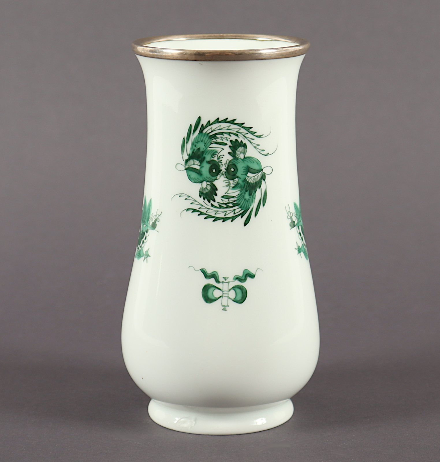 VASE, Lippenrand Silbermontierung