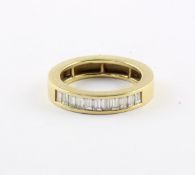 HALBMEMORY-RING, 750/ooo Gelbgold,