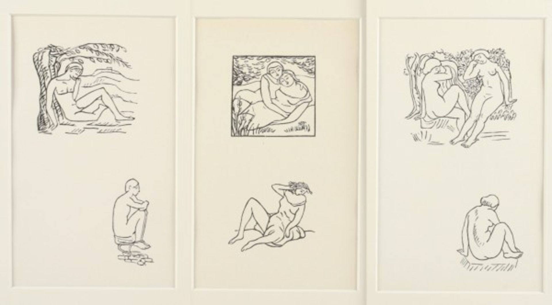 MAILLOL, Aristide, 3 Arbeiten, aus