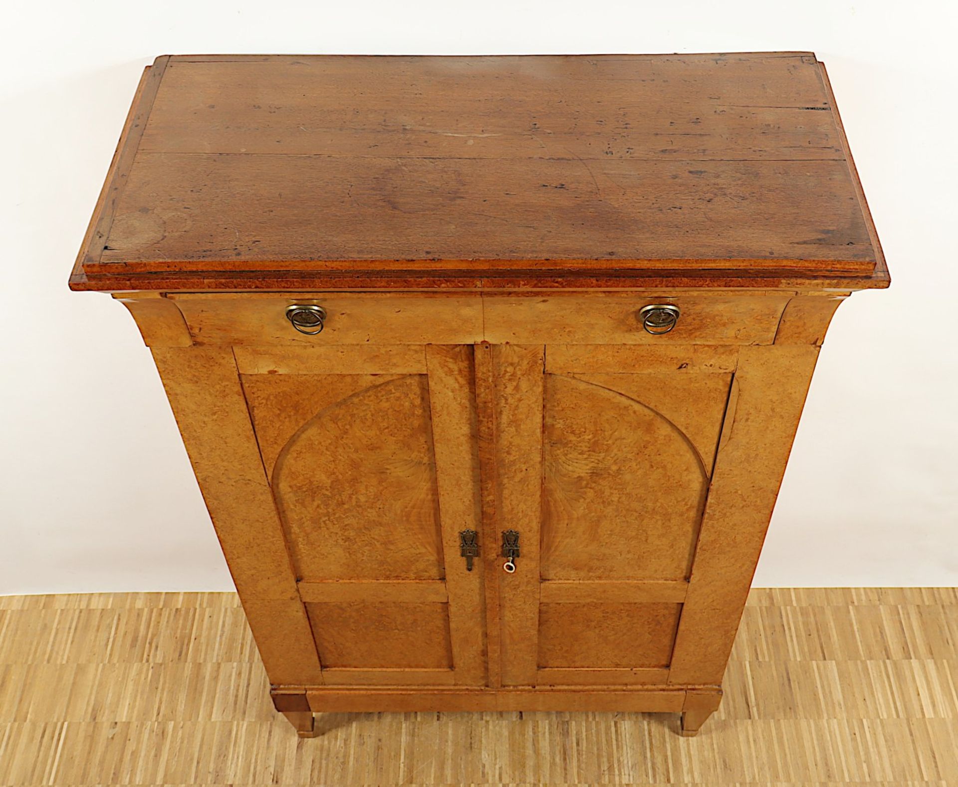 BIEDERMEIER-HALBSCHRANK, wohl - Bild 4 aus 5