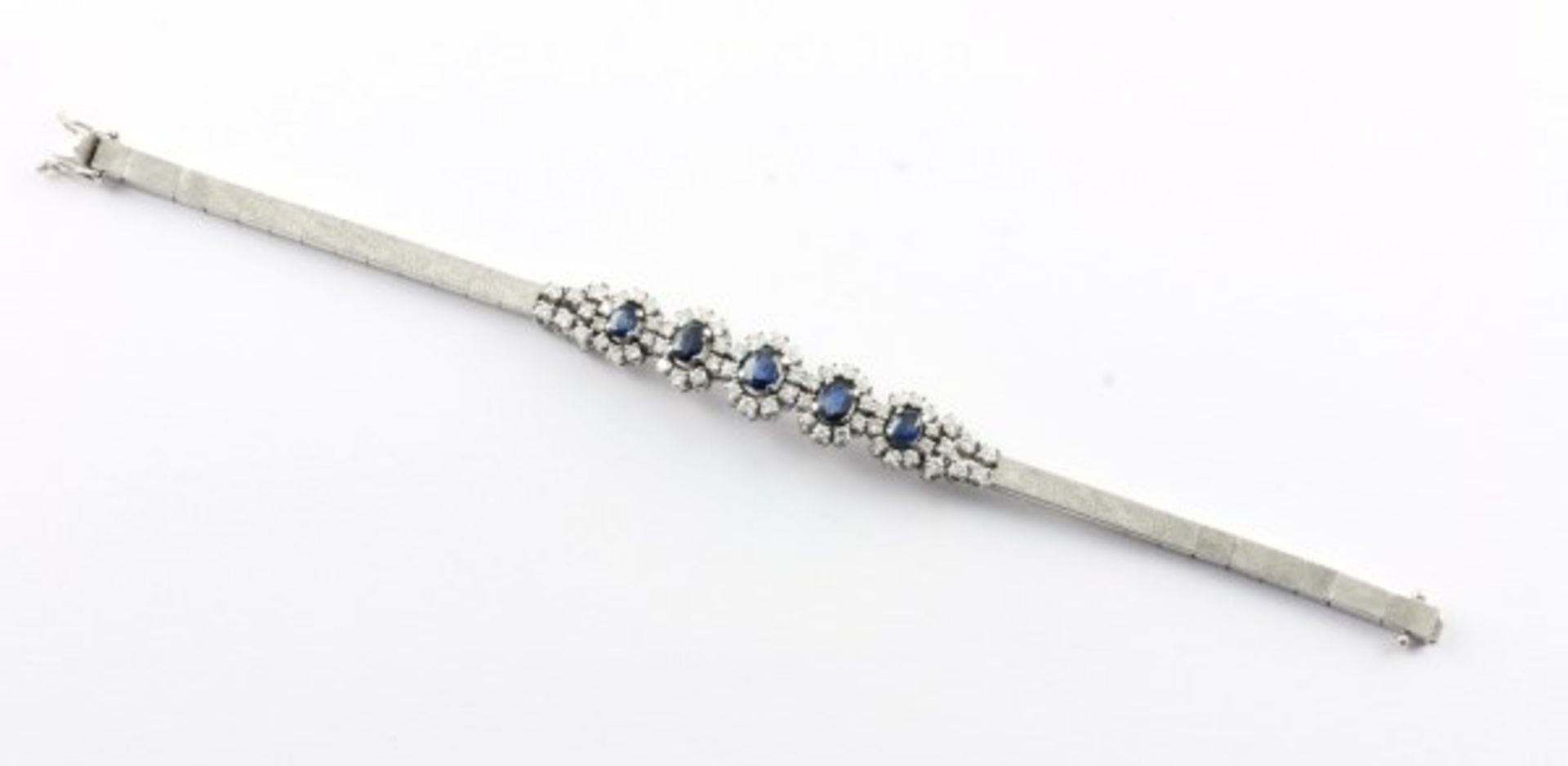 SAFIR-BRILLANT-ARMBAND, 585/ooo