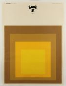 ALBERS, Josef, Plakat, Farbserigrafie,