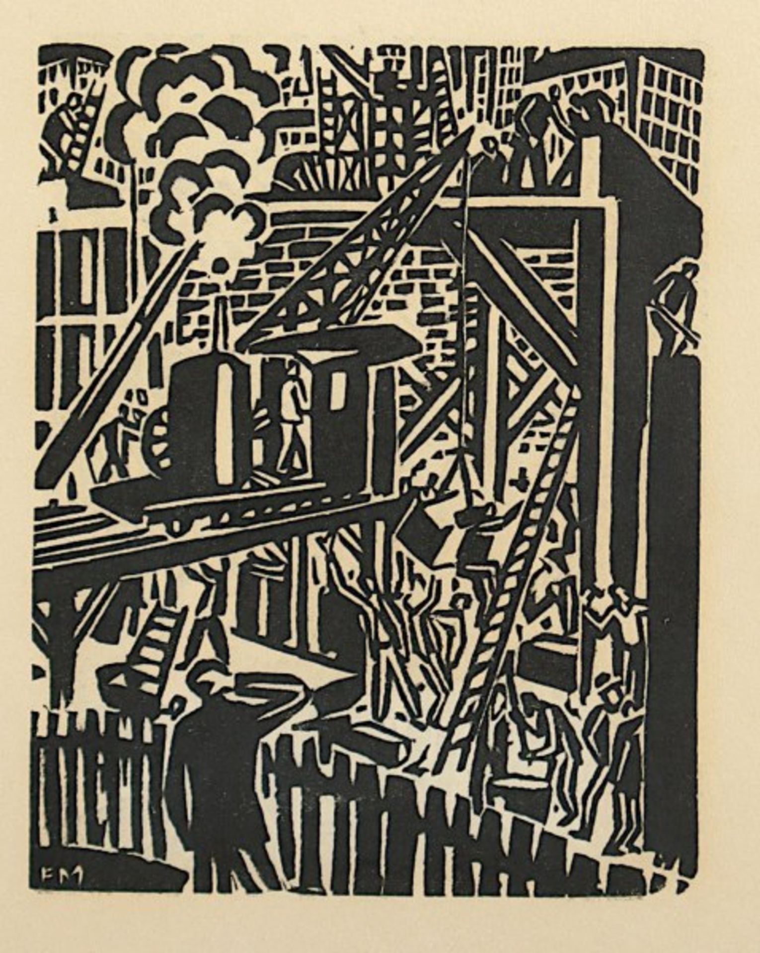 MASEREEL, Frans, "Fabrikarbeit",