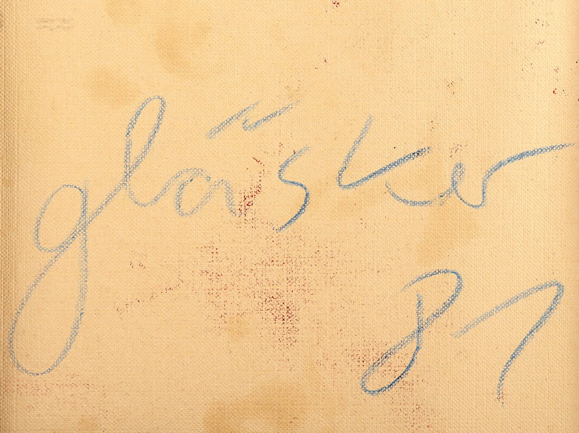 GLÄSKER, Horst, "Tapetenübermalung", - Image 3 of 3