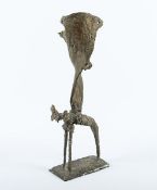 RÜCKER, Doris, "Tierfigur", Bronze, H