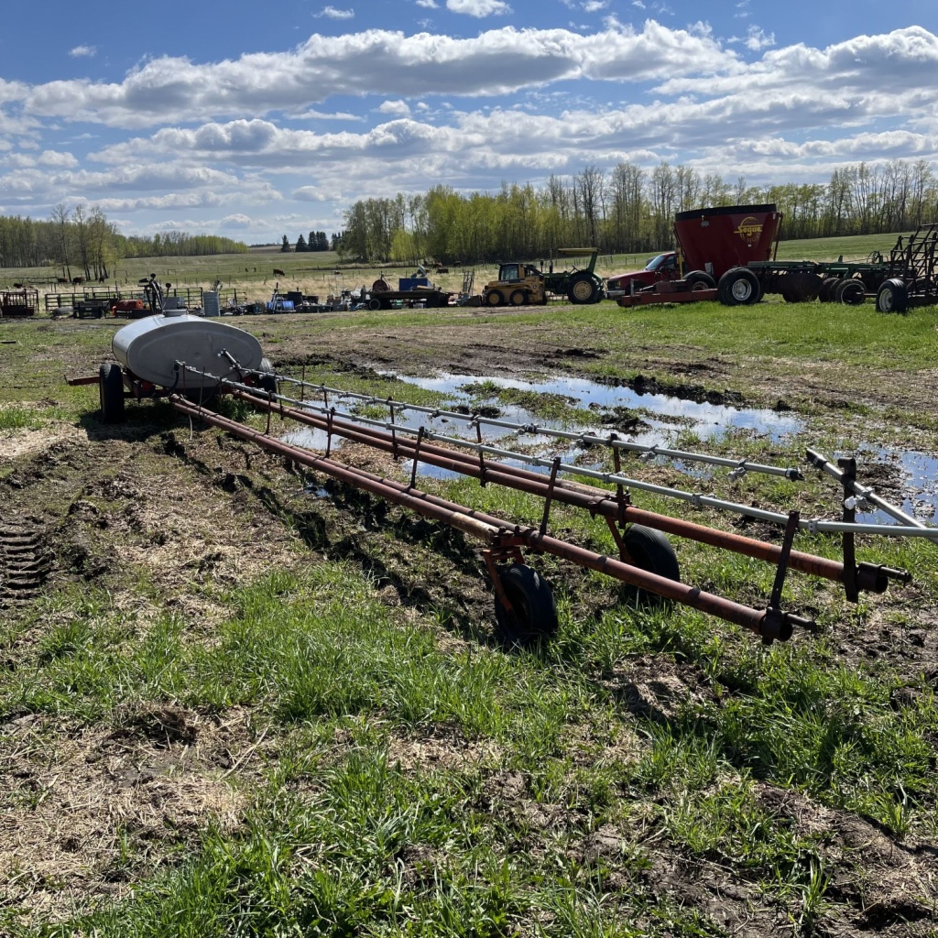 Field sprayer, Galvenized tank, booms - Image 8 of 8