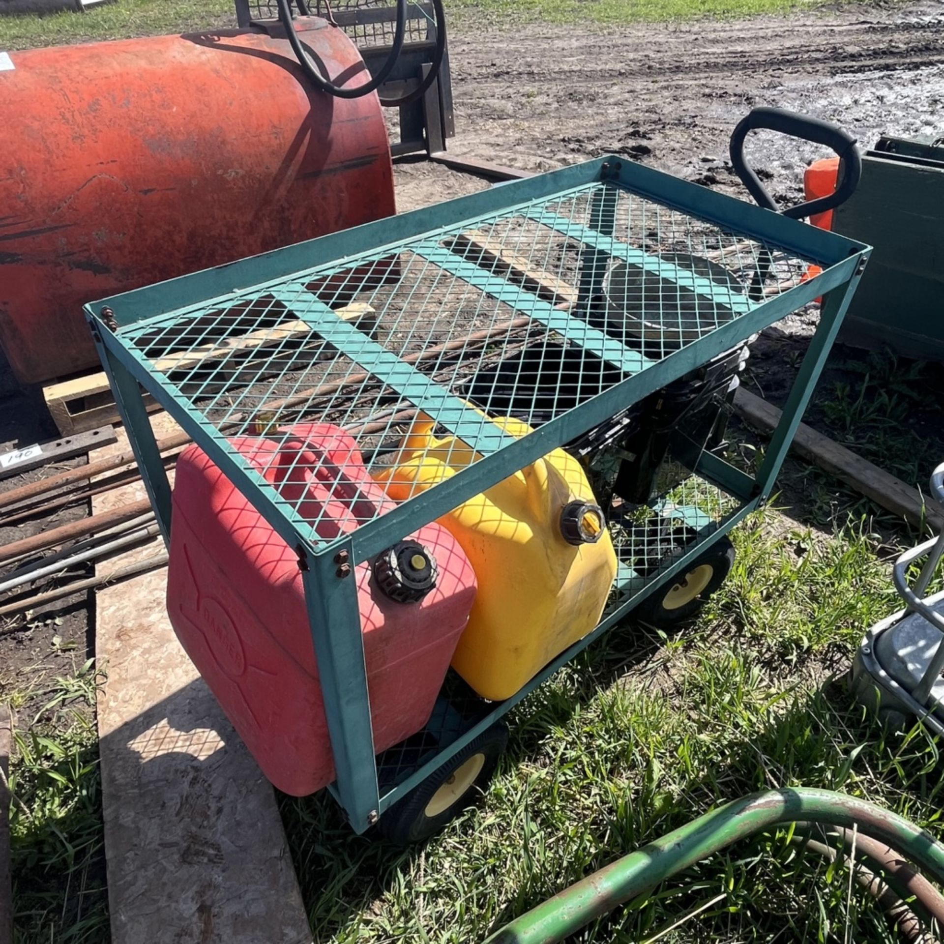 Garden Cart, jerry cans - Image 2 of 2