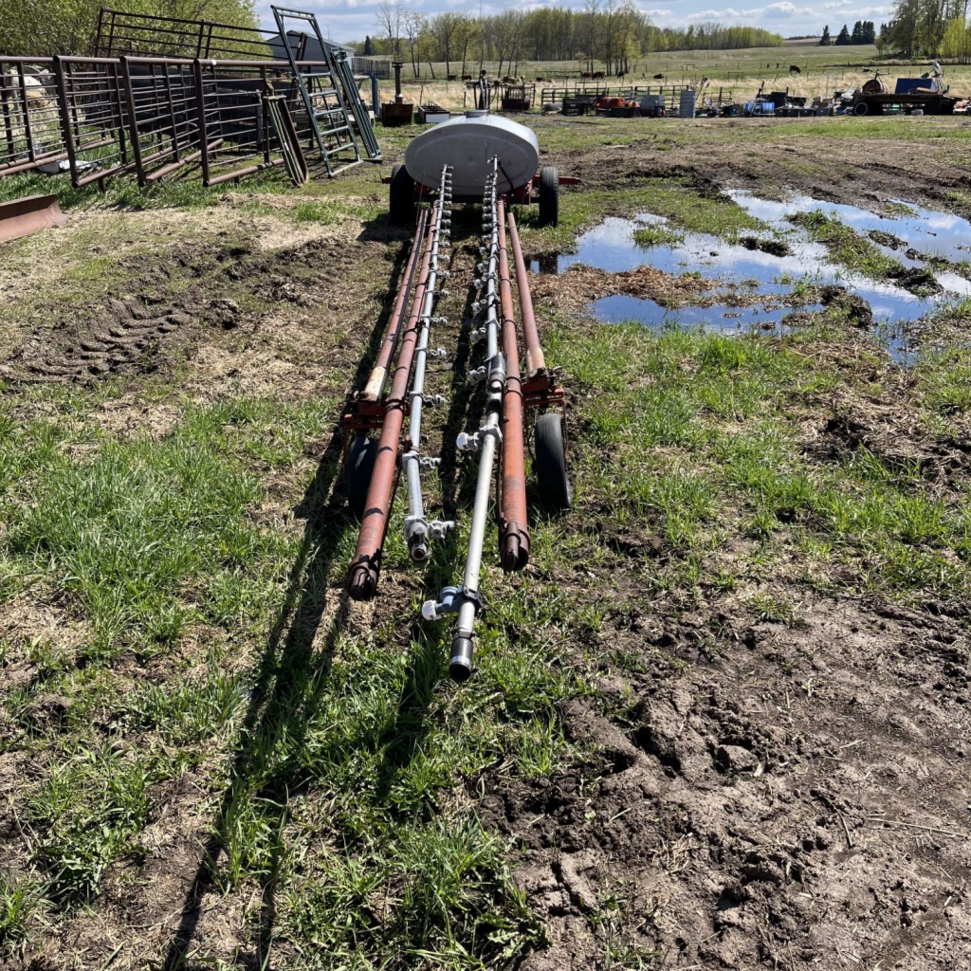 Field sprayer, Galvenized tank, booms - Image 6 of 8