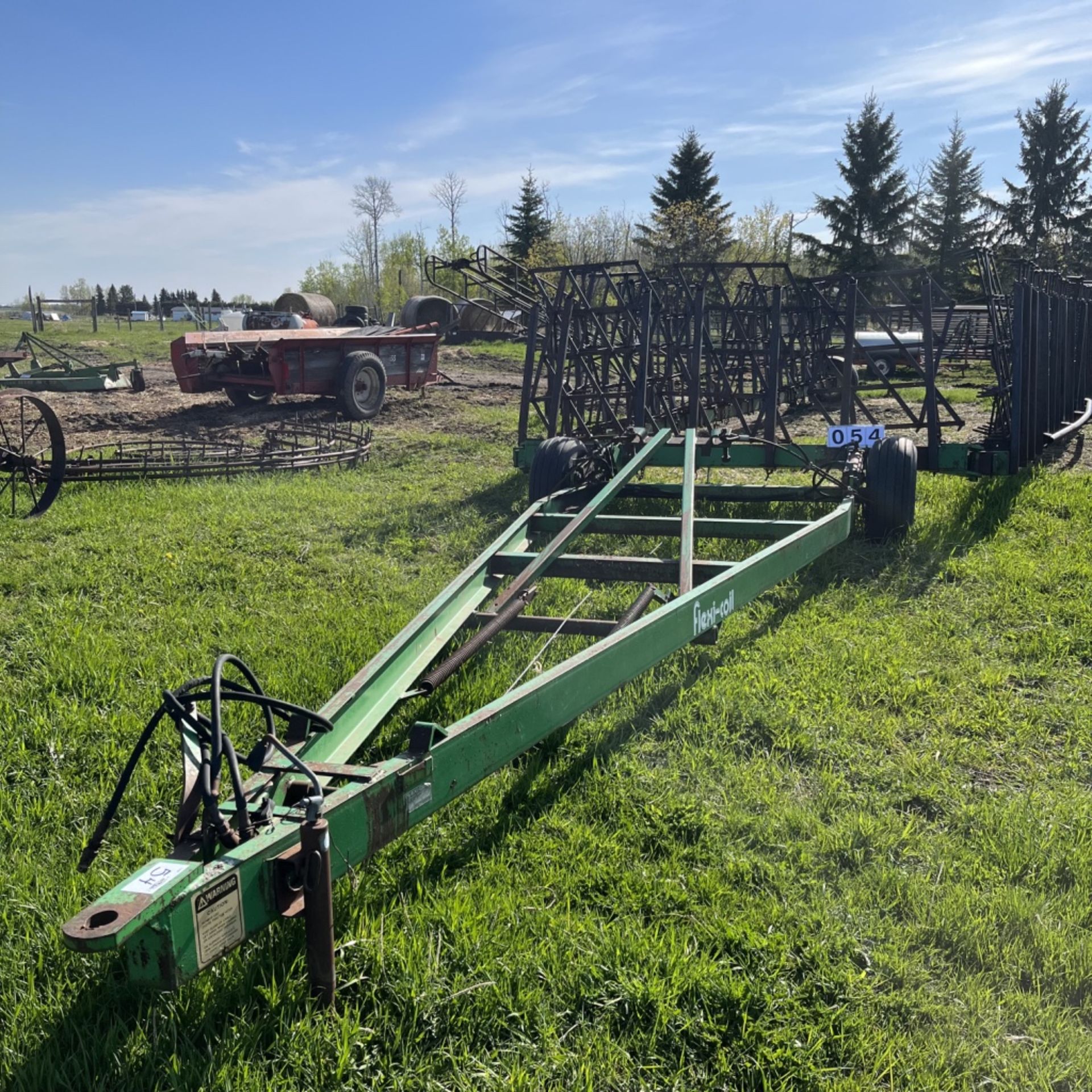 Flexi-coil diamond harrow & drawbar 60ft auto fold - Image 6 of 6