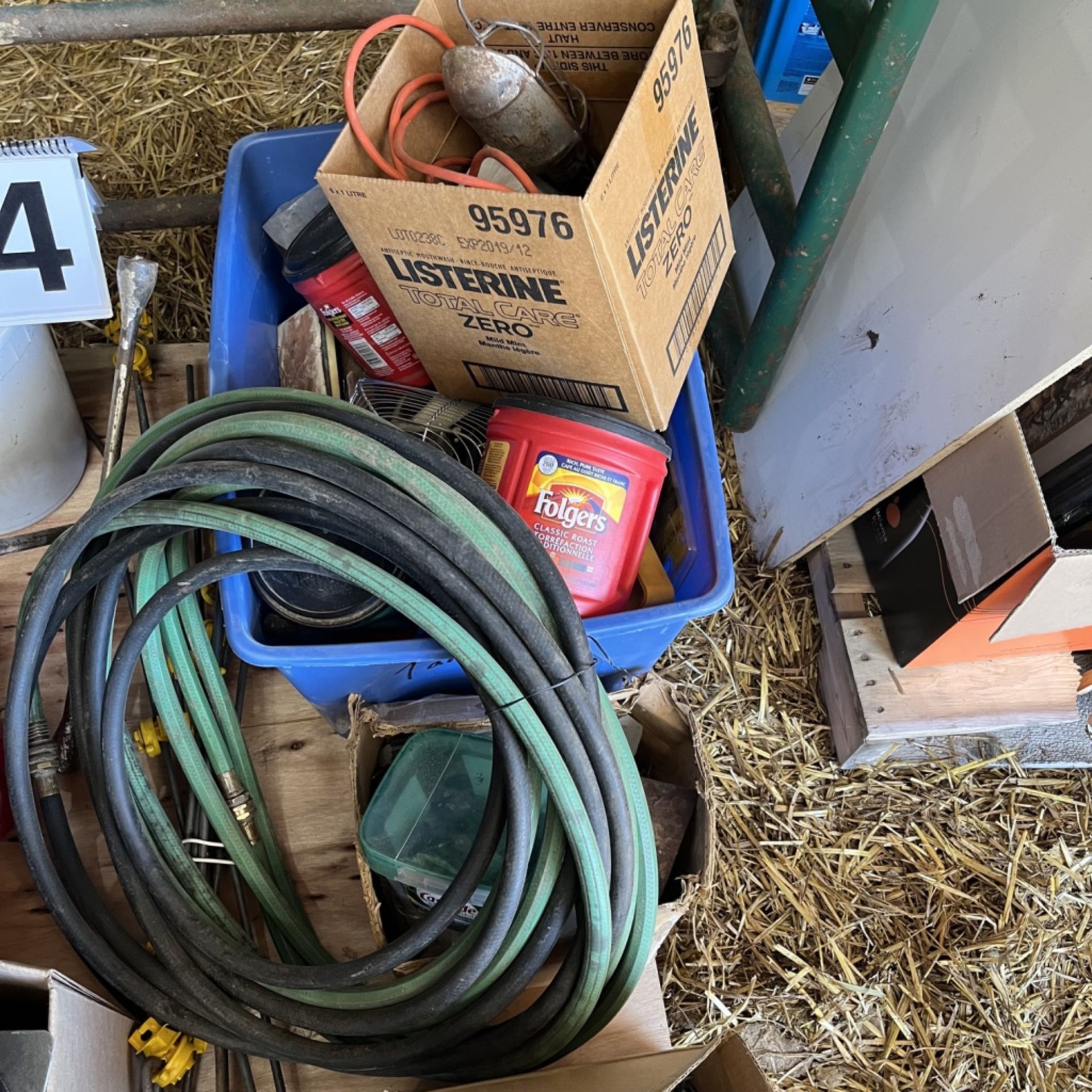 Pallet of misc. hose, nails, cords - Image 3 of 4