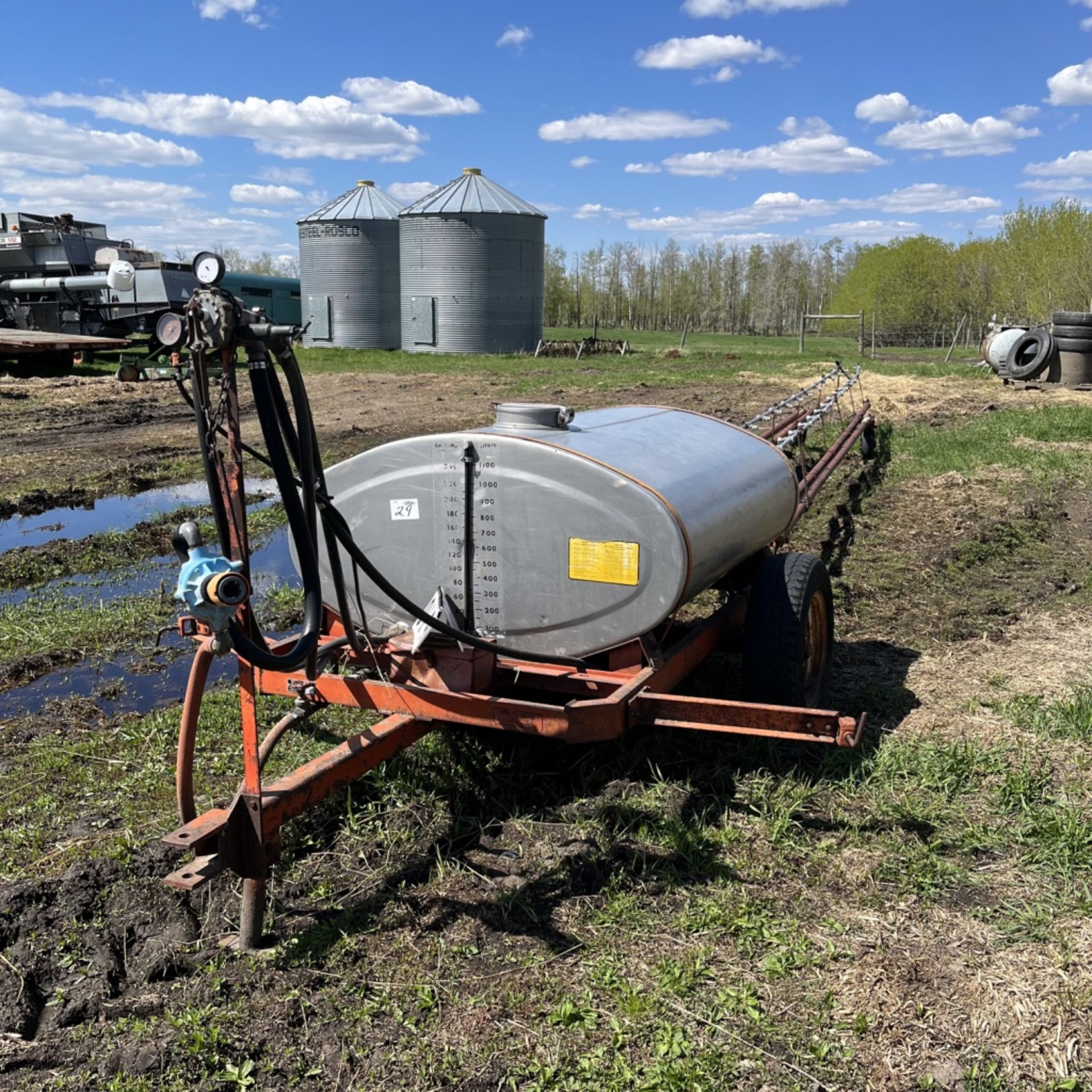 Field sprayer, Galvenized tank, booms - Image 4 of 8