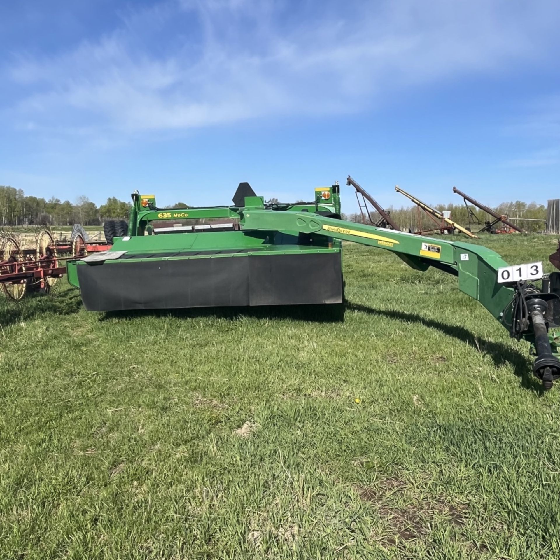 2013 John Deere 635 MOCO diskbine, 11 ft. impeller, conditioner, 1000 PTO - Image 2 of 7