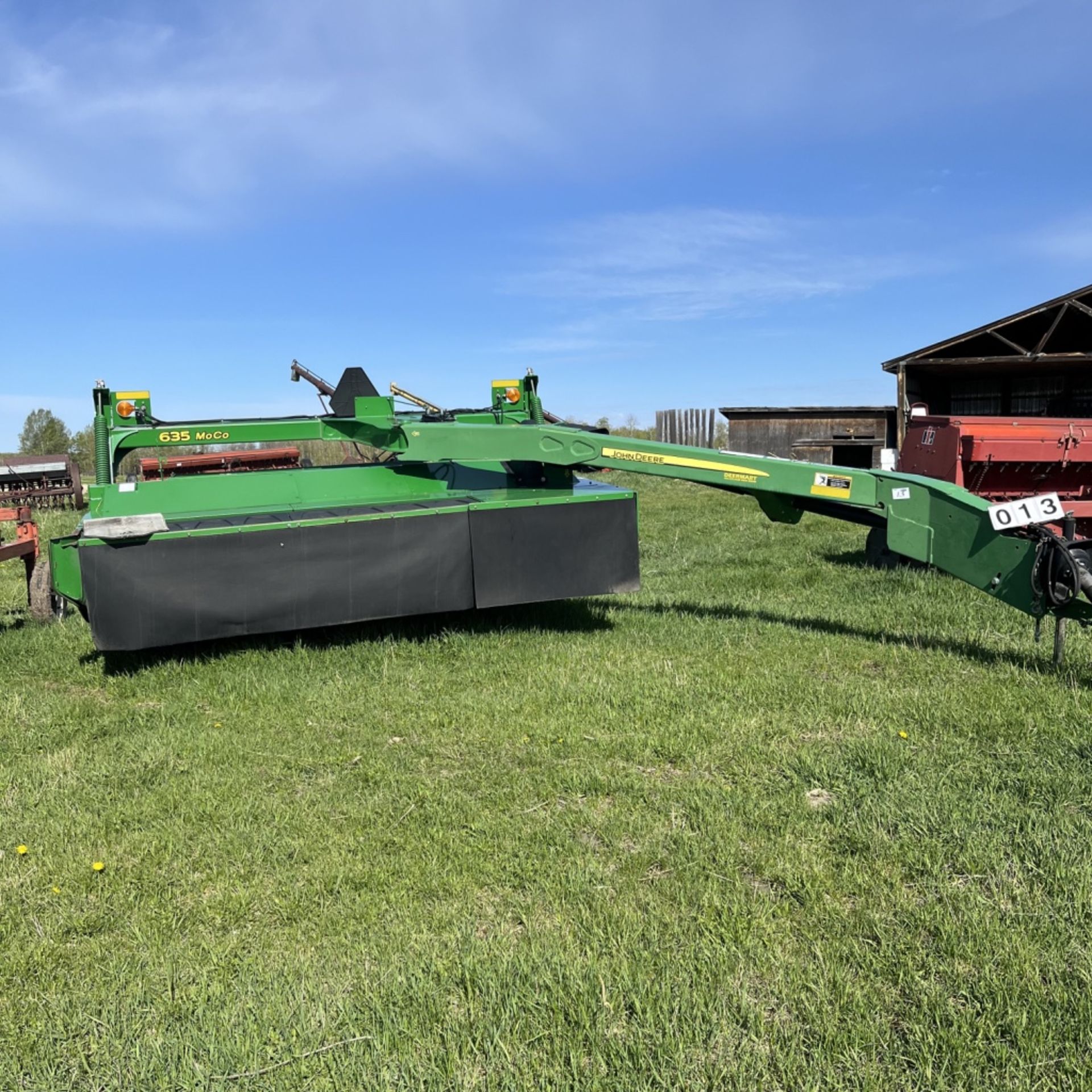 2013 John Deere 635 MOCO diskbine, 11 ft. impeller, conditioner, 1000 PTO - Image 3 of 7