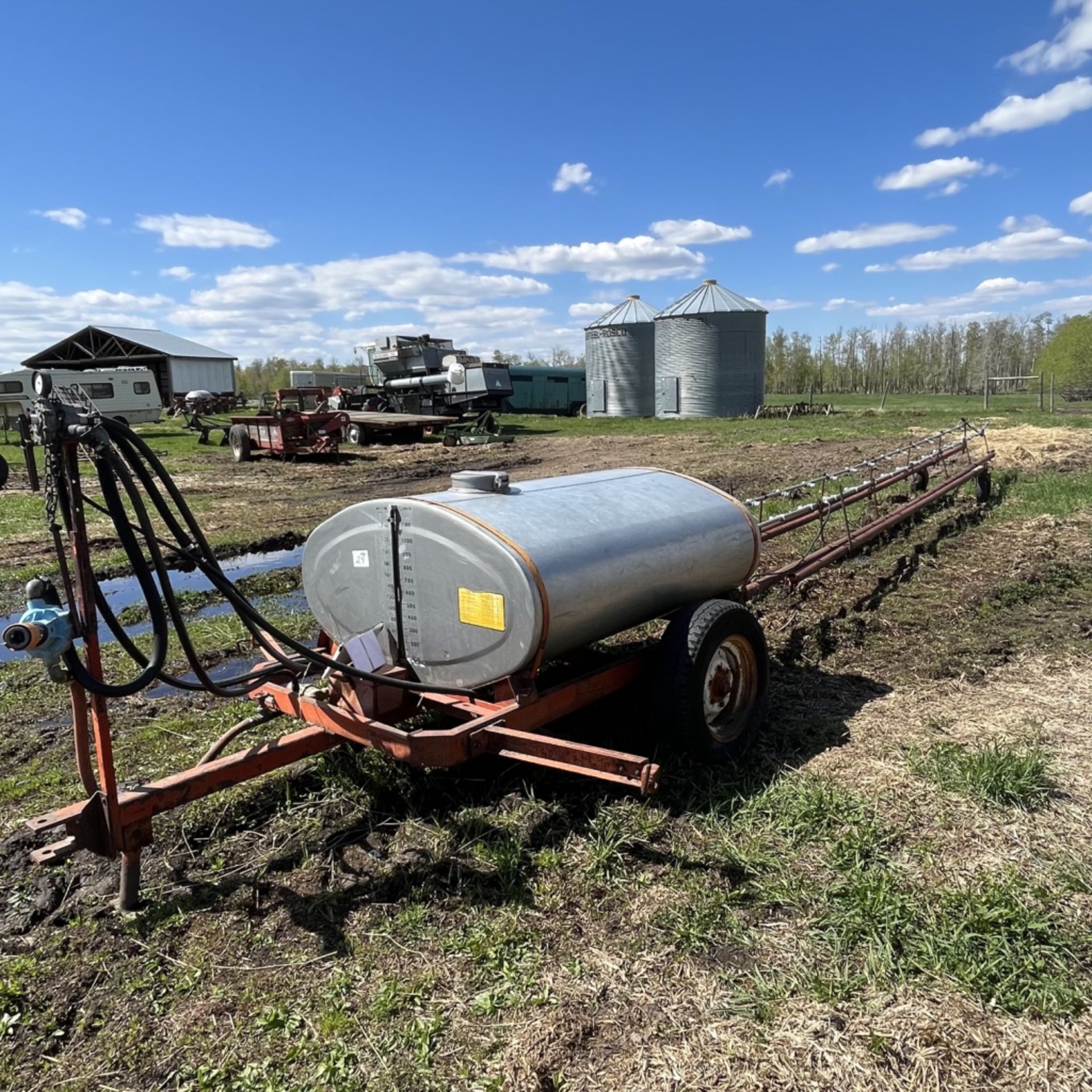 Field sprayer, Galvenized tank, booms - Image 5 of 8