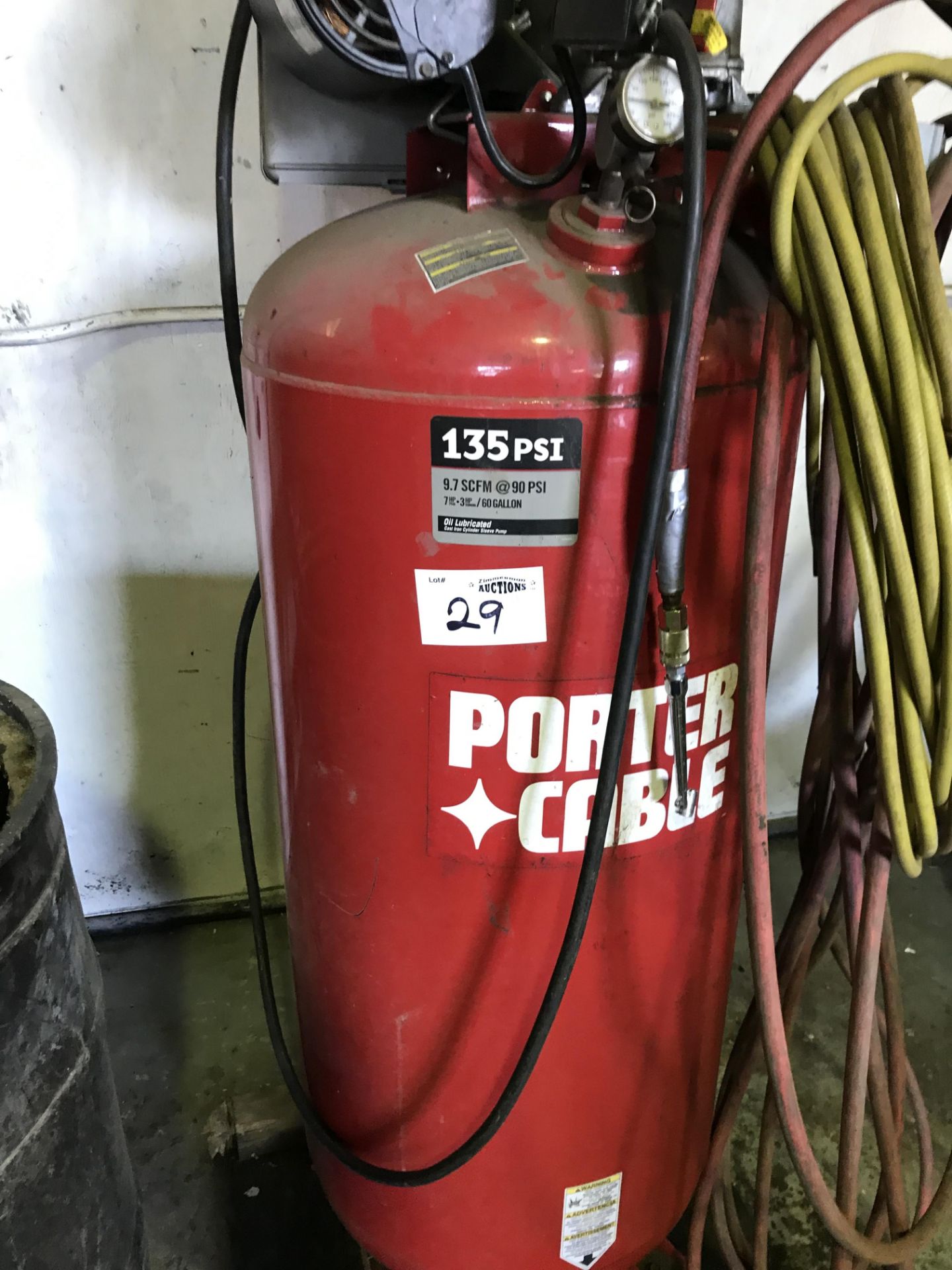 Porter Cable Air Compressor - Image 2 of 3