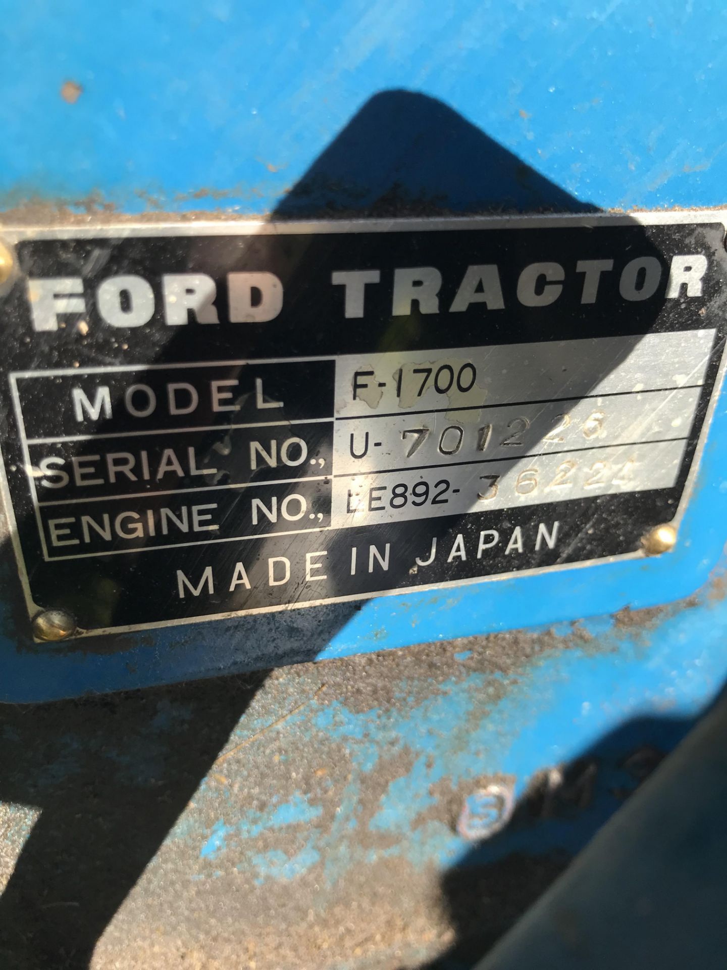 Ford 1700 Tractor