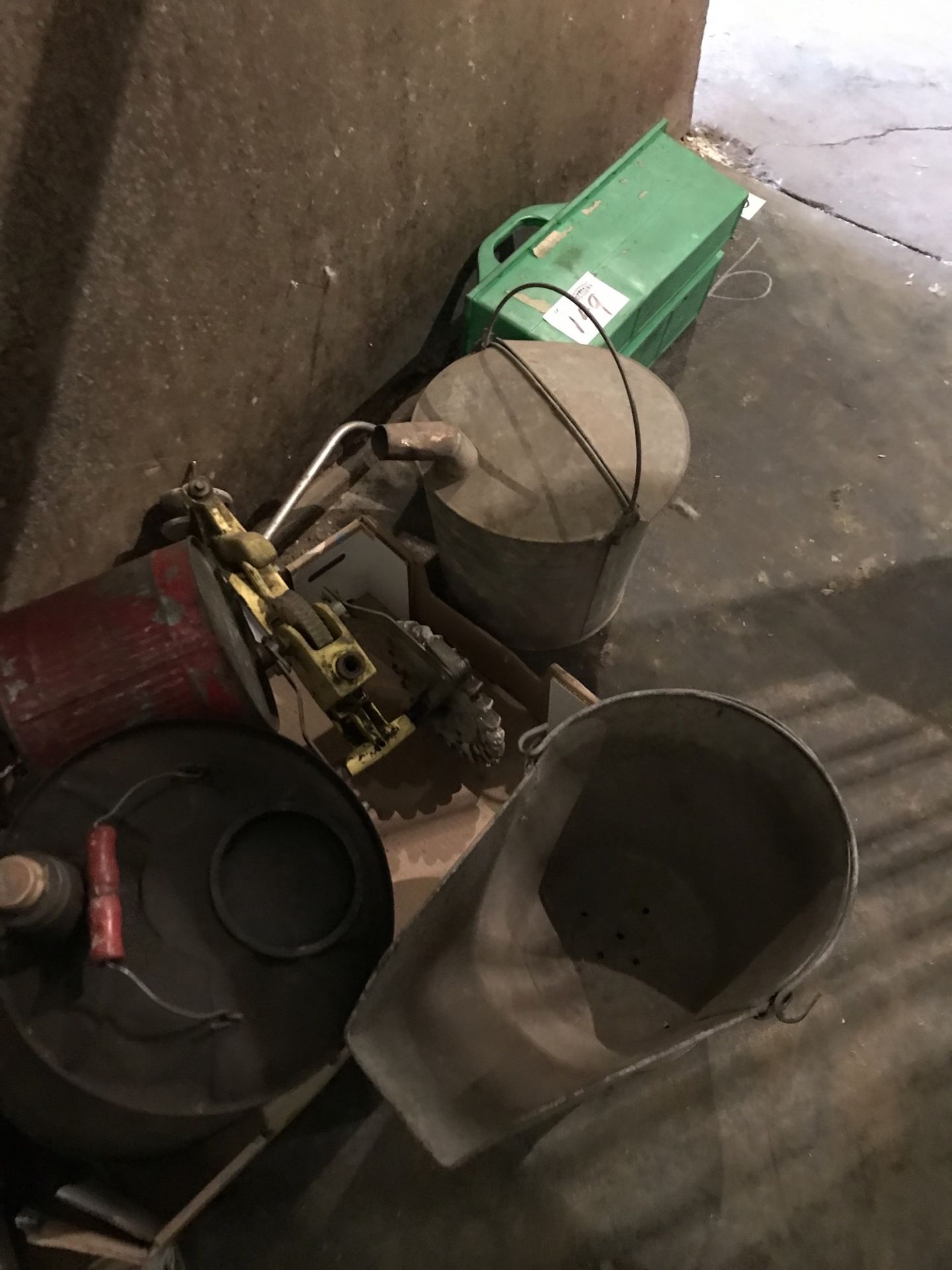 Coal Pail, gas can, tool caddy, oil pail - Image 2 of 2