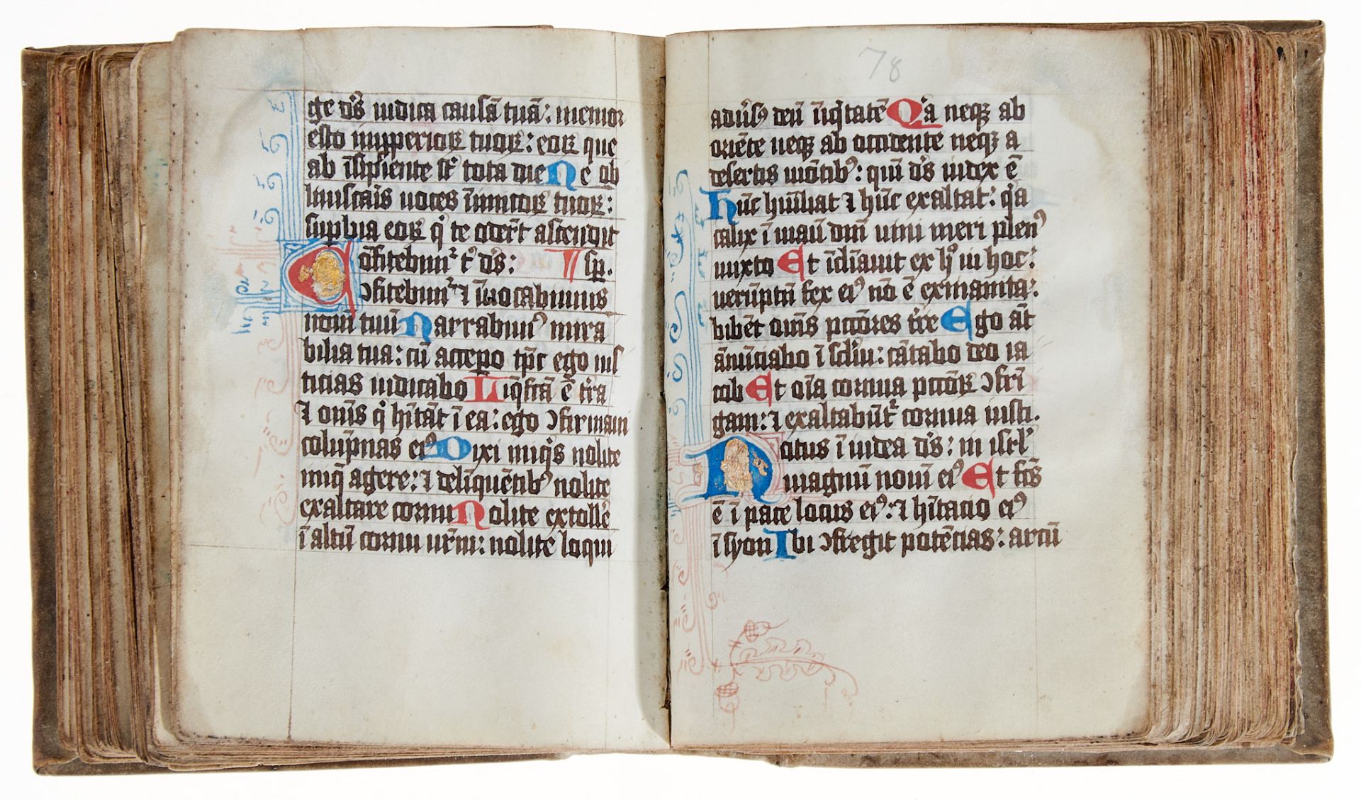   Psalter - Lateinische Handschrift auf Pergament. - Bild 8 aus 19