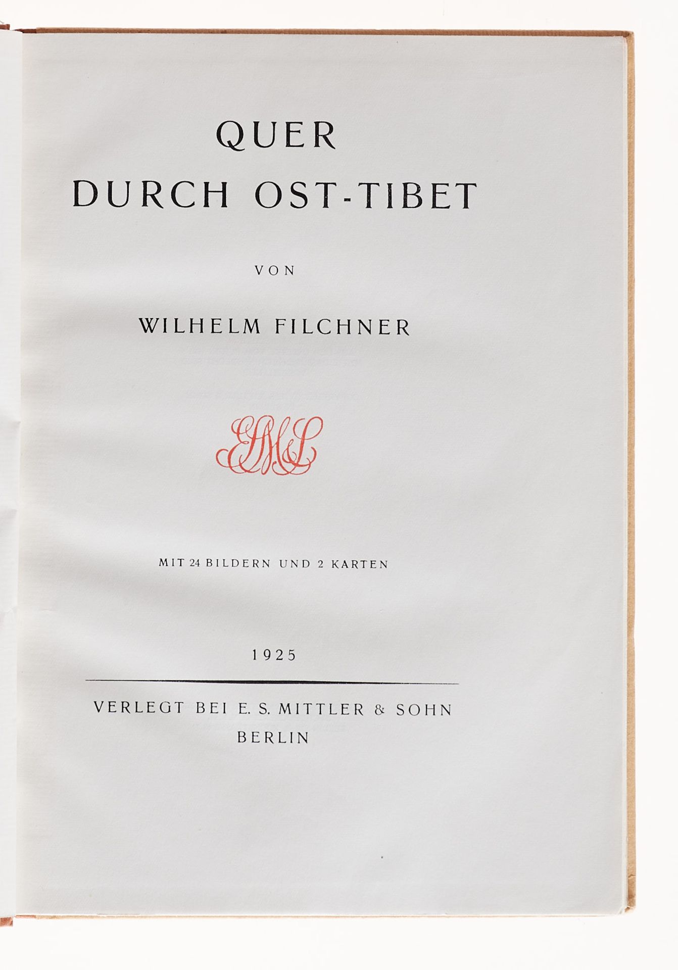 Filchner, W., - Forschungsreisender (1877-1957). - Image 3 of 4