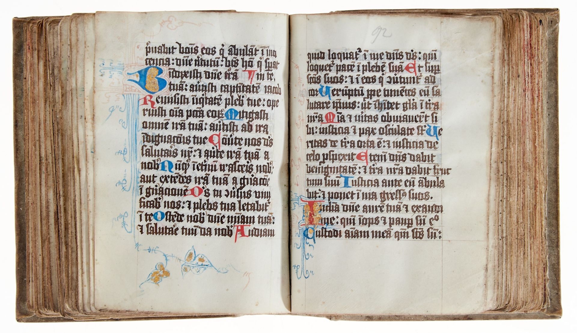 Psalter - Lateinische Handschrift auf Pergament. - Image 10 of 19