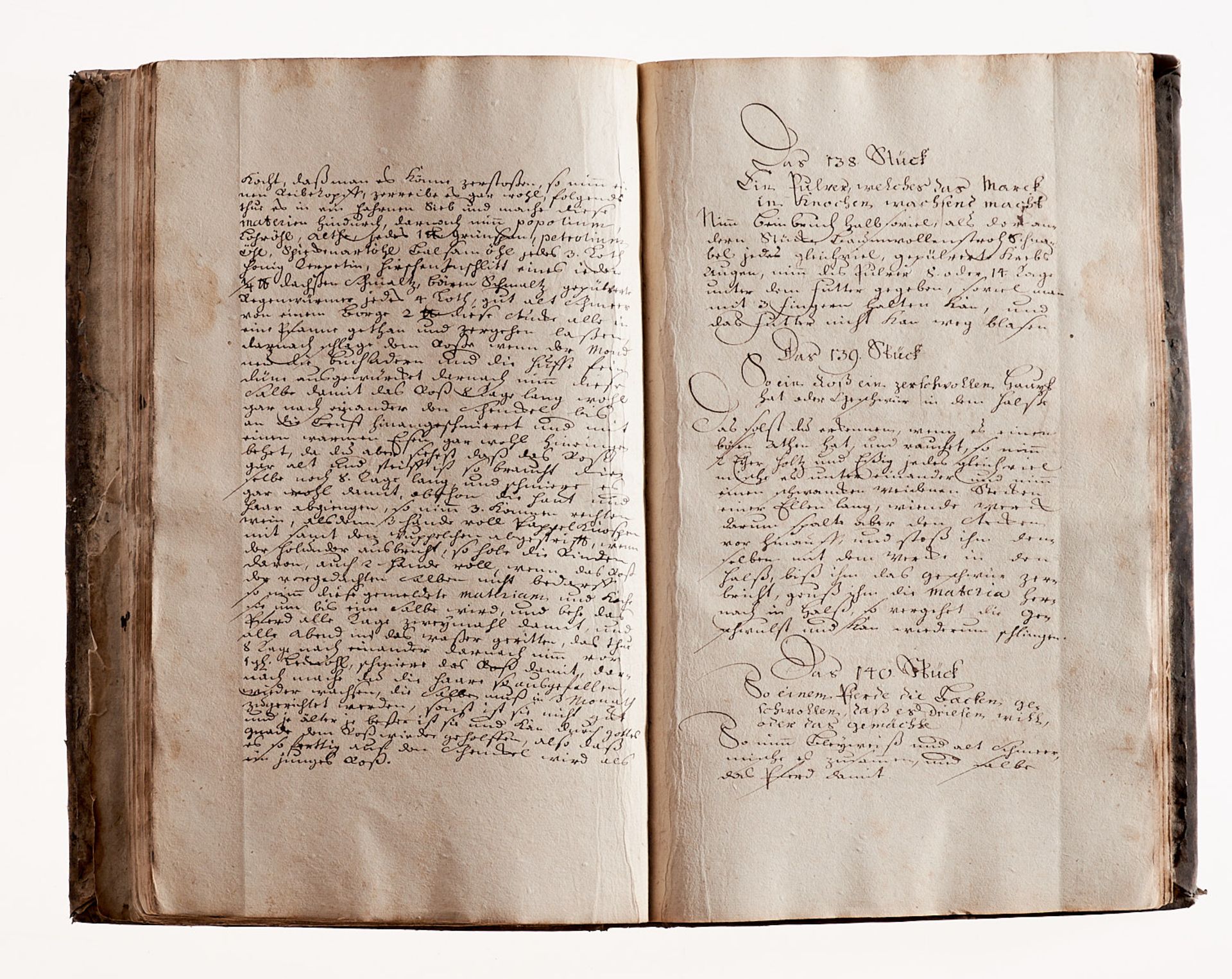   Pferdearzneibuch - Deutsche Handschrift auf Papier. - Bild 3 aus 3