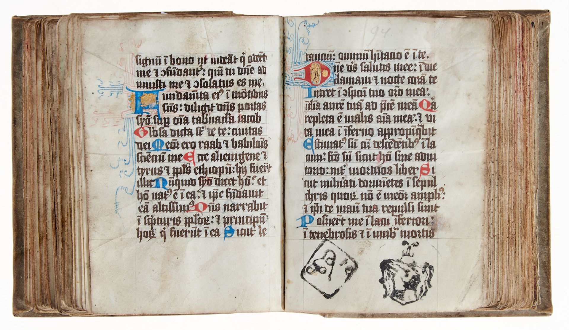 Psalter - Lateinische Handschrift auf Pergament. - Image 11 of 19