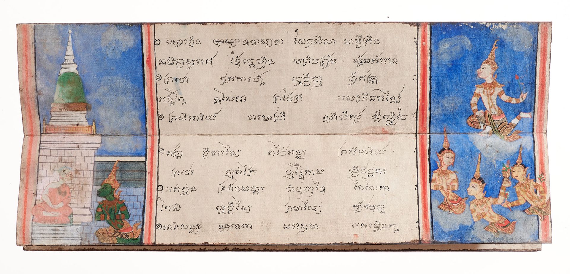 Samut Khoi - Phra Malai - Buddhistische Handschrift - mit einer Abschrift des Lebens des - Image 4 of 6