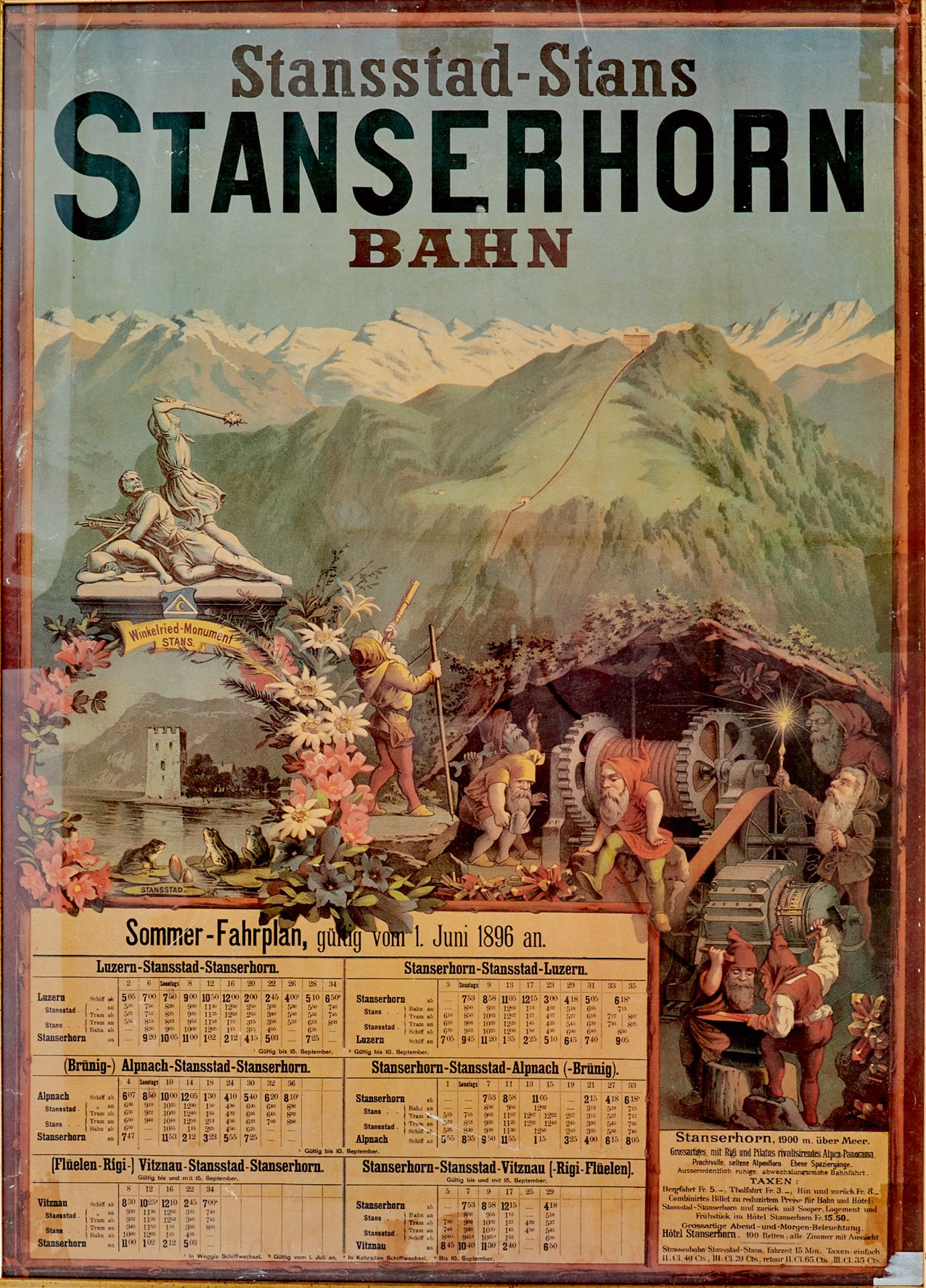 Plakate Stans - "Stansstad-Stans Stanserhorn Bahn".