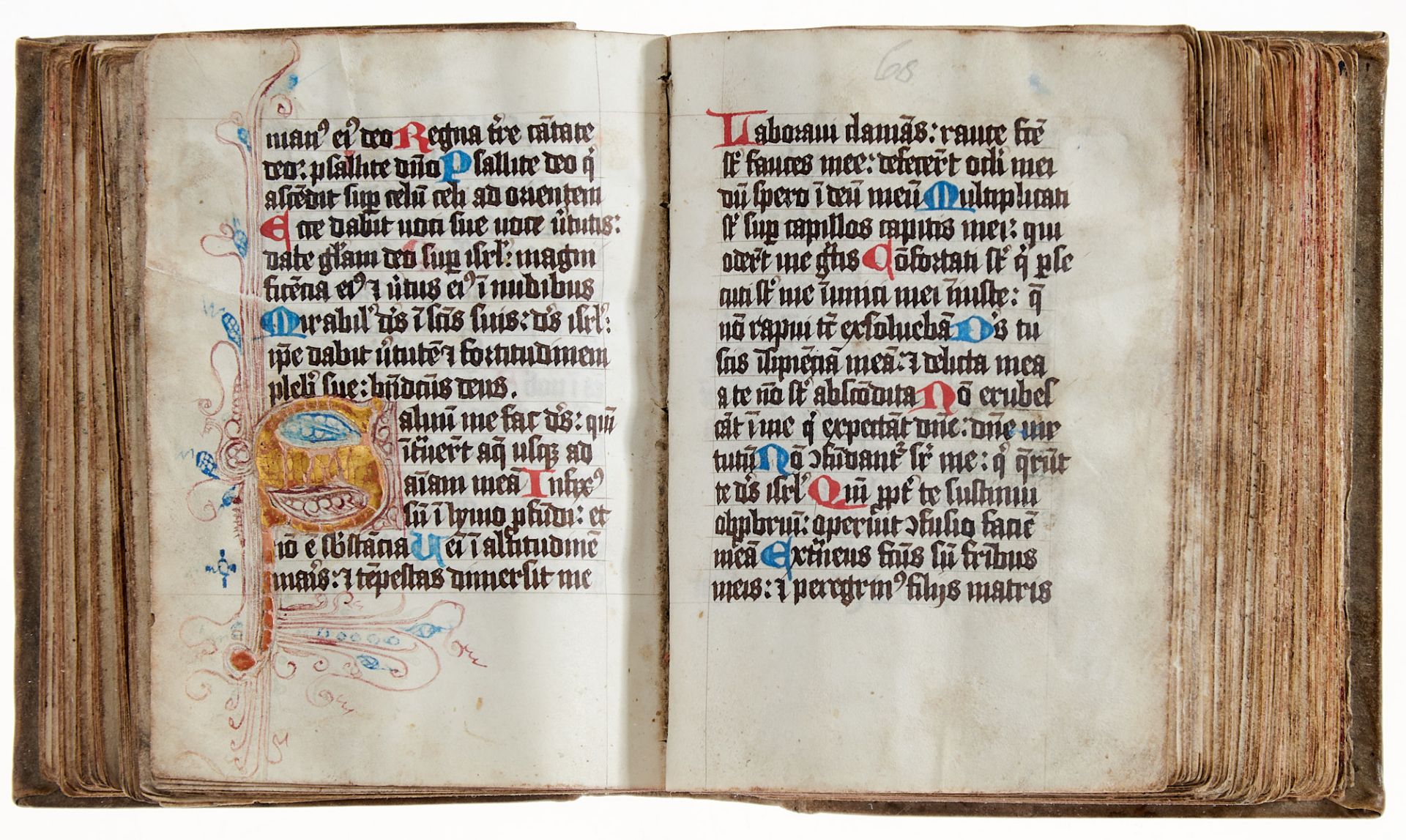 Psalter - Lateinische Handschrift auf Pergament. - Image 7 of 19