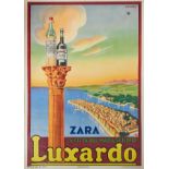 Plakate Raverta, (G.), - "Luxardo. Zara la cittů del Maraschino".