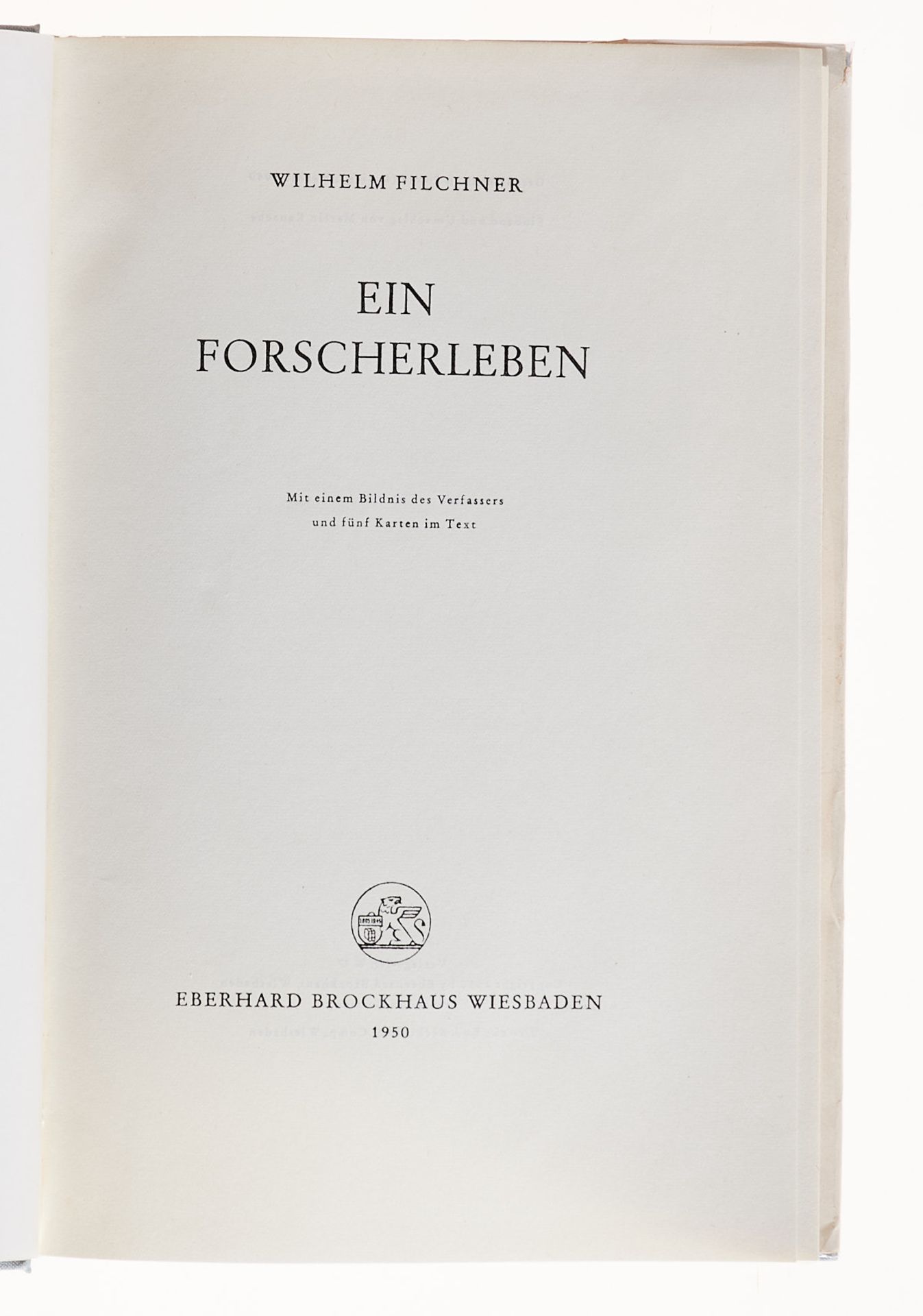 Filchner, W., - Forschungsreisender (1877-1957). - Image 4 of 4