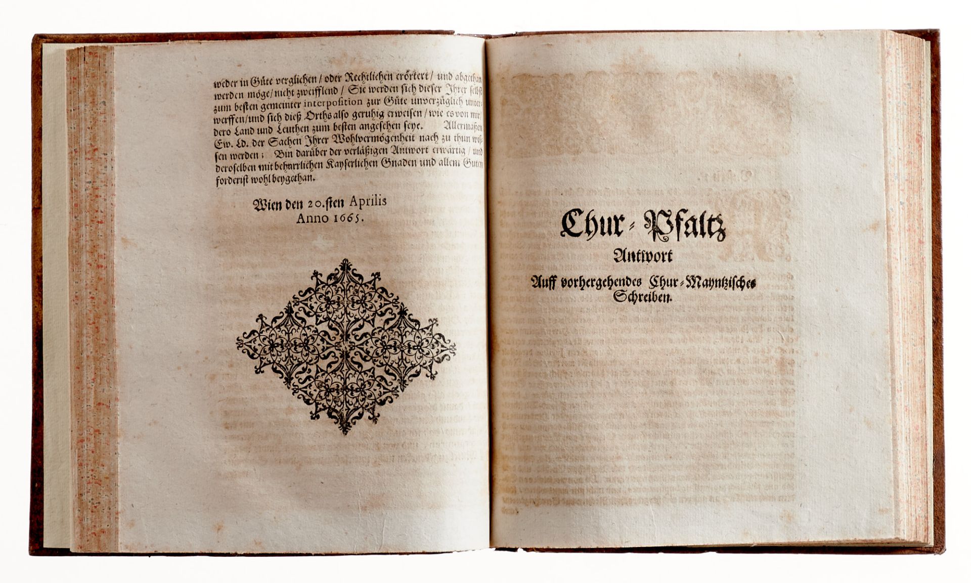 Vorsätze erneuert, anfangs mit einzelnen kleinen Wurmspuren (geringer Buchstabenverlust), ein Bl. - Image 11 of 26