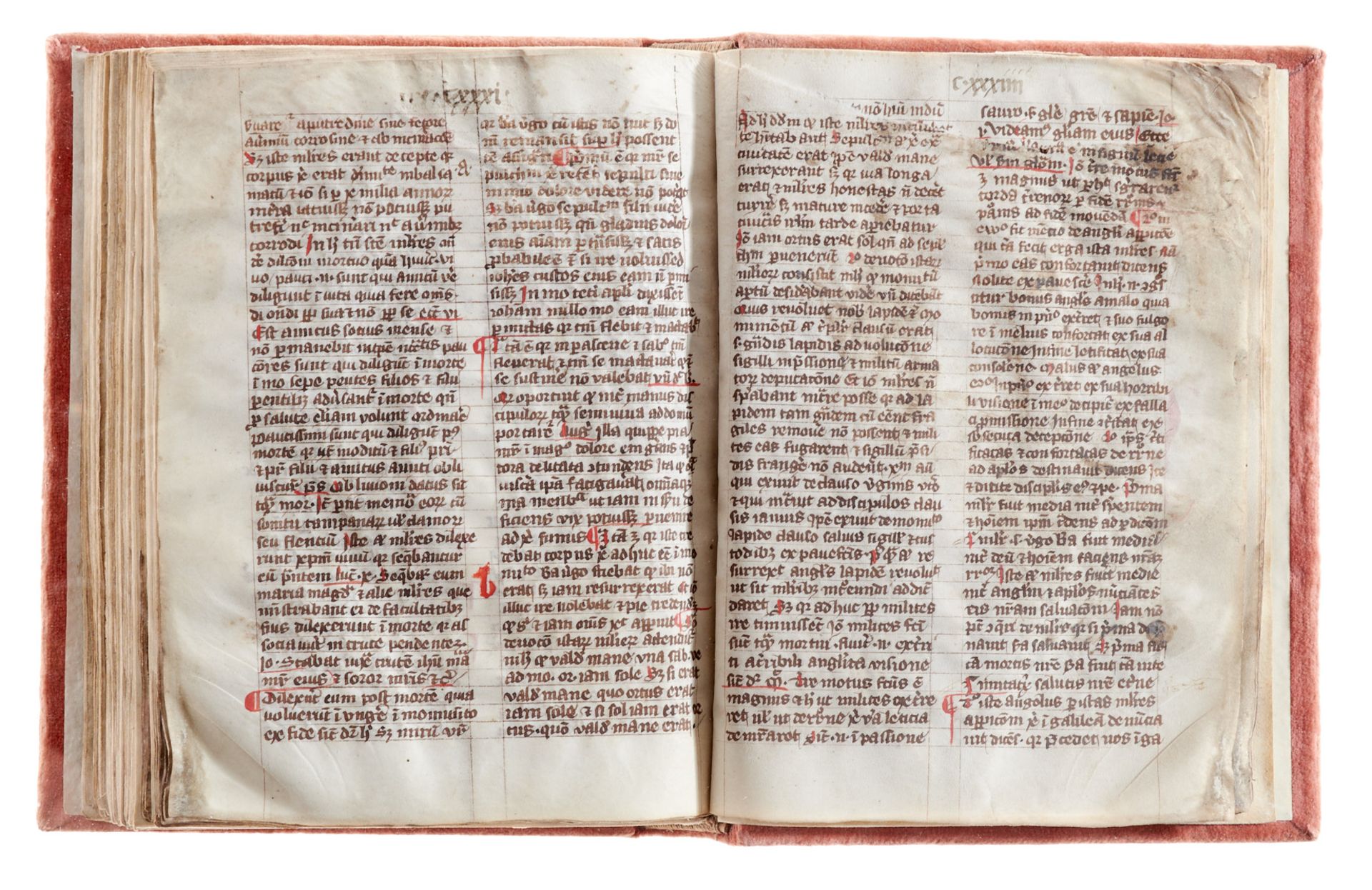 Es fehlen das letzte Bl. des Registers, fol. 99, 107 und 133; zwischen fol. 34 und 35 wurde - Image 7 of 9