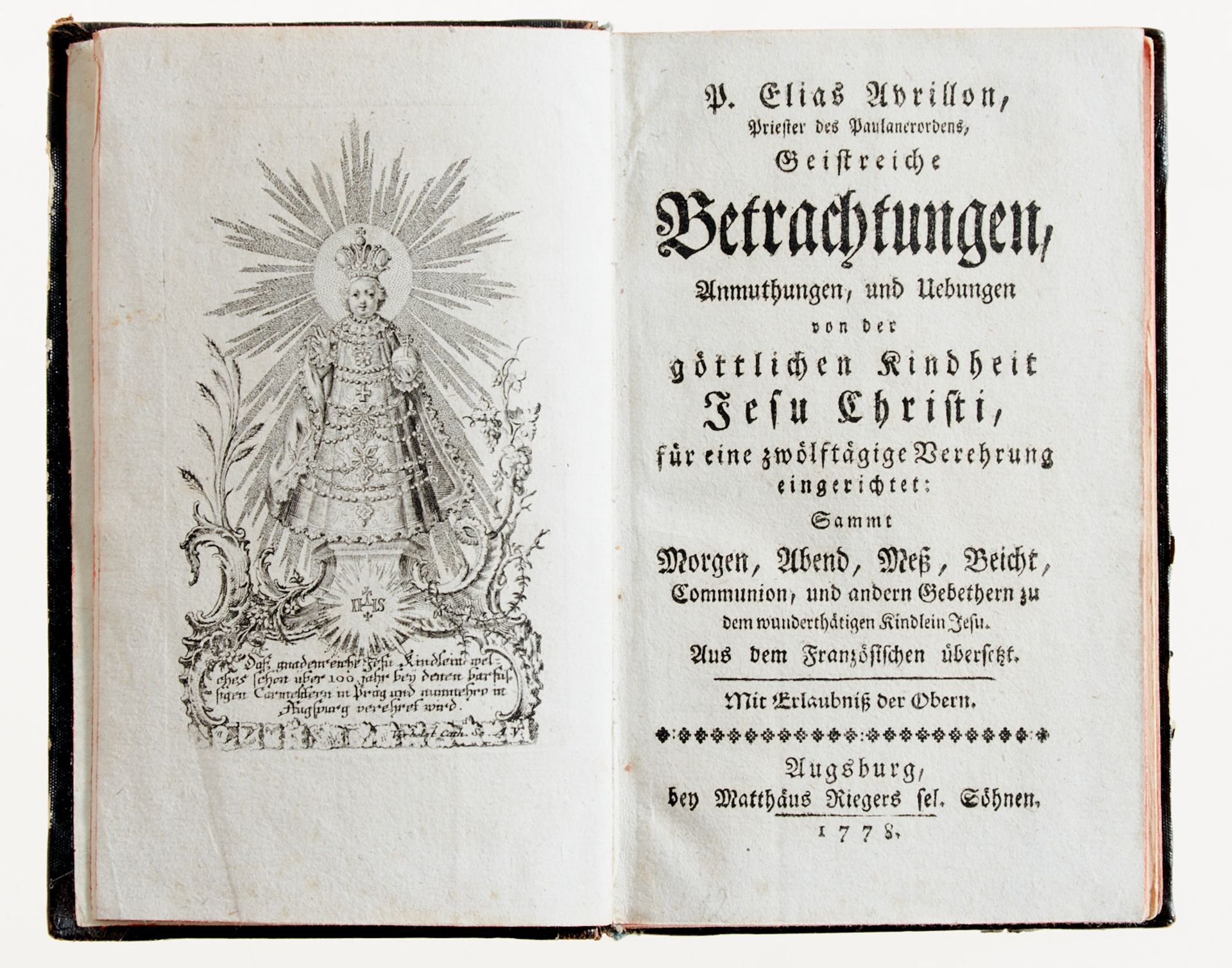 Leicht fleckig, etw. gebräunt. Kein Exemplar in einer deutschen Bibliothek. Nachgebunden sind ca. 70 - Image 2 of 3